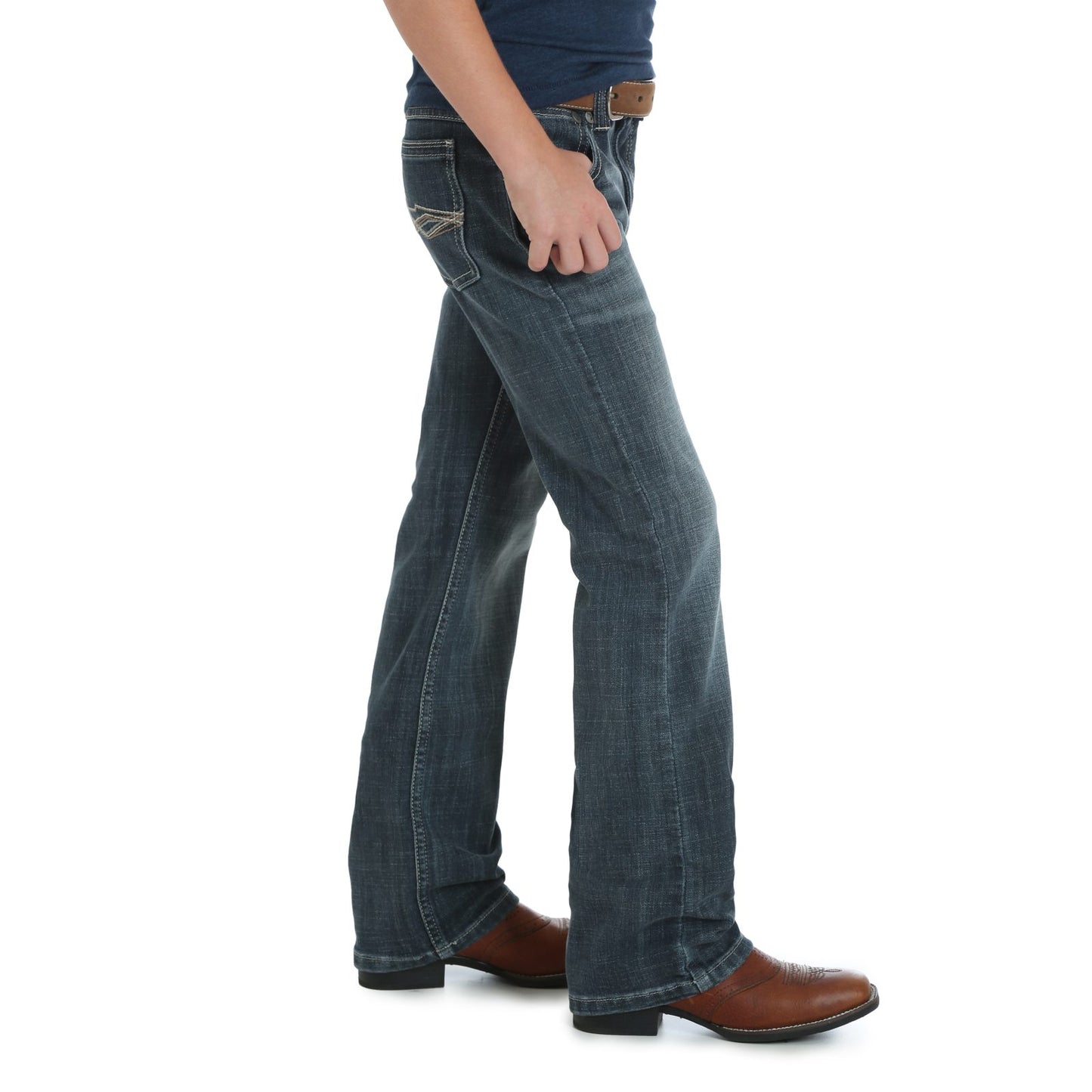 Vaqueros ajustados Glasgow con corte de bota vintage Wrangler 20x para niños pequeños