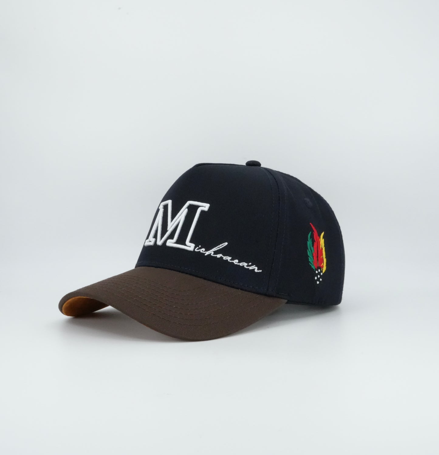 45 Letter Trucker Cap Navy-Chocolate