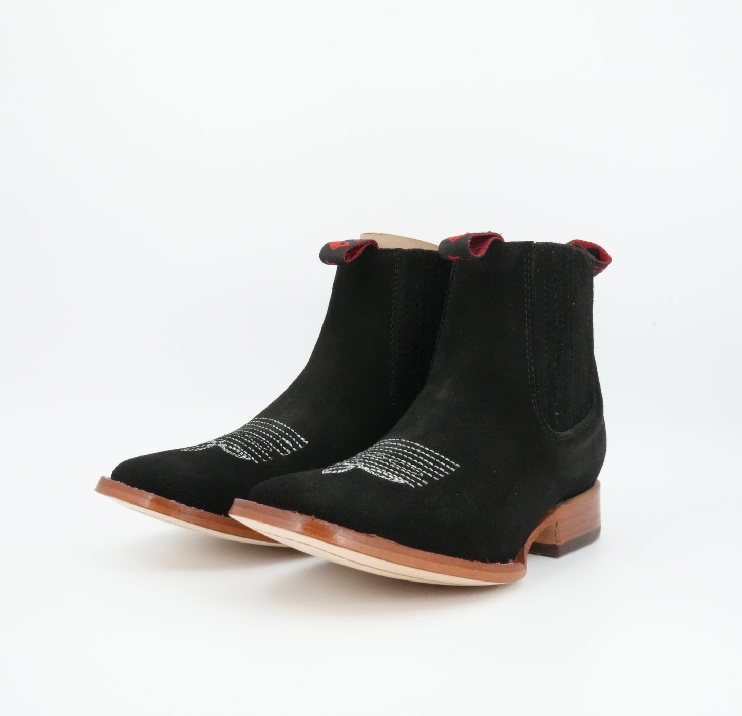 Quincy Kid's Suede Black Short Boot