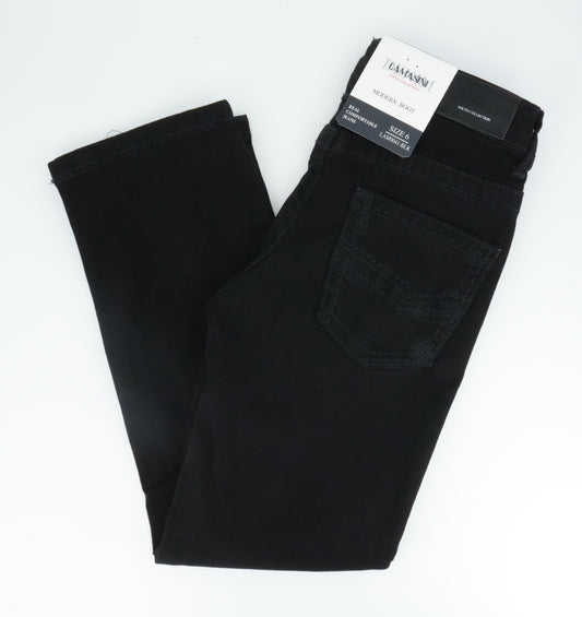 Lamasini Youth's Blacked Out Modern Boot Jean