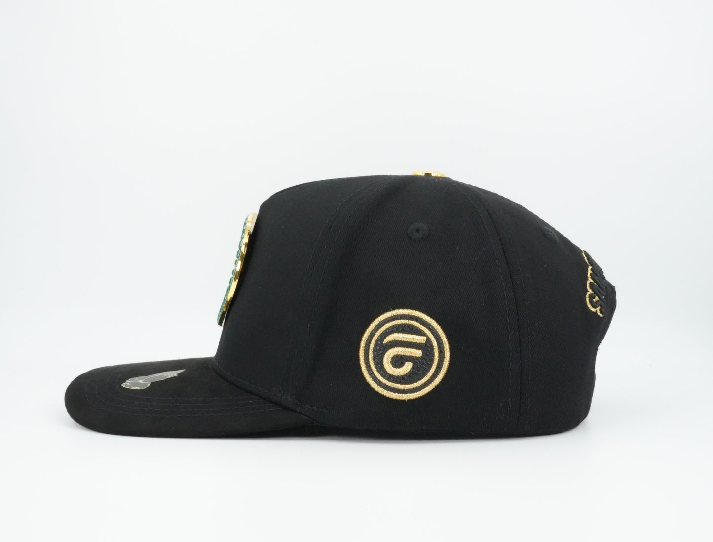 La Office Hats Round San Judas Design Cap Black