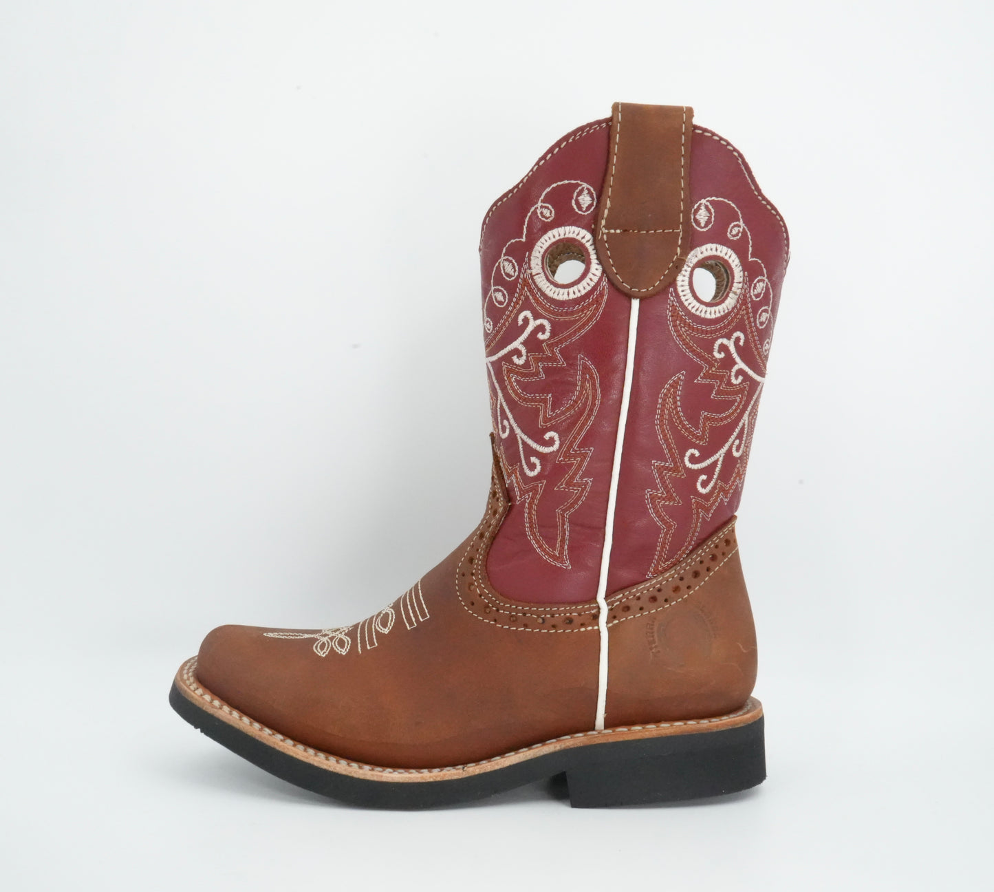 Tierra Blanca Jr’s Crazy Tang Square Toe Boot