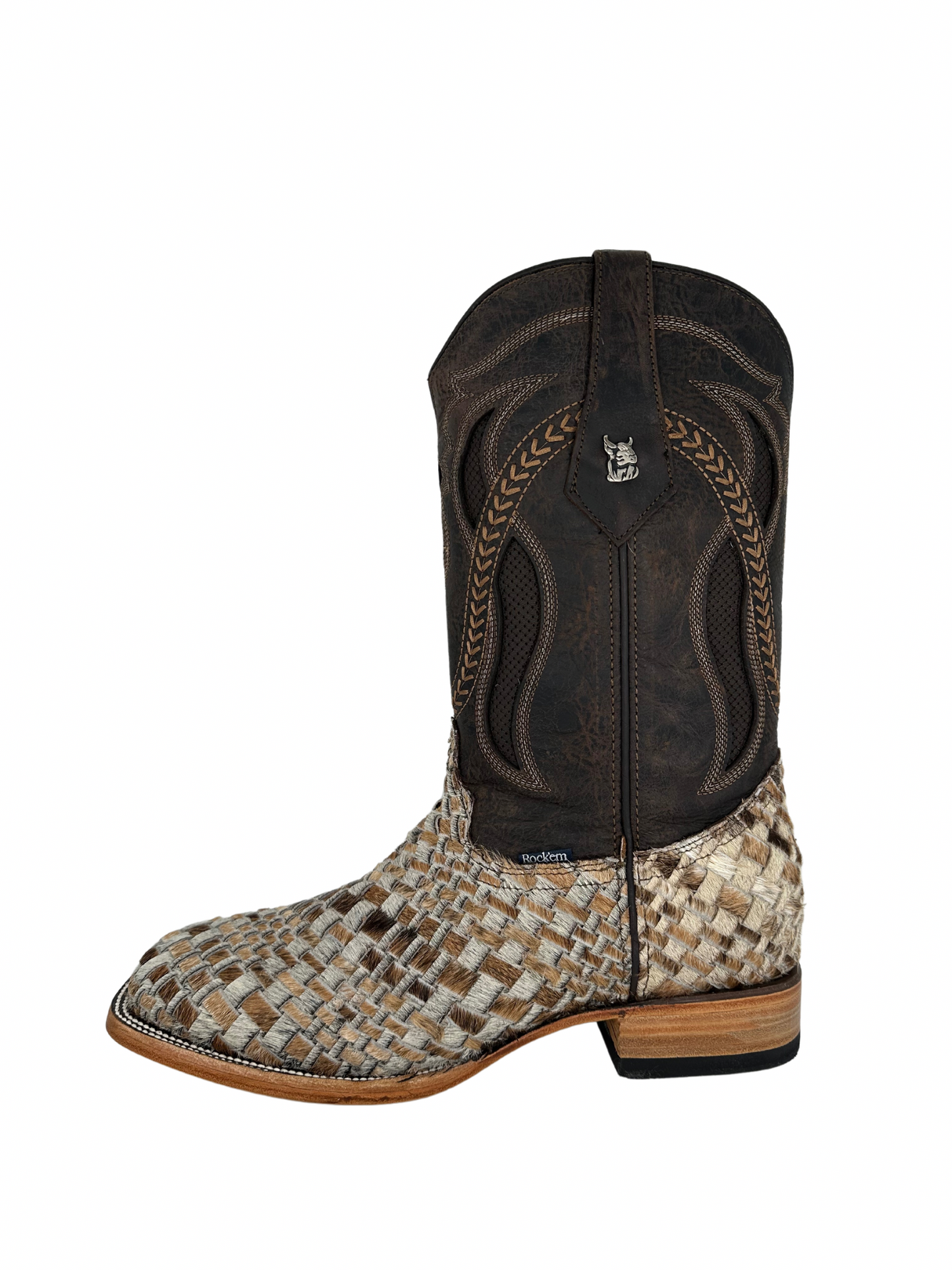 Rock'em Men's Petatillo Cow Hair Boots Size 10 *AS SEEN ON IMAGE*