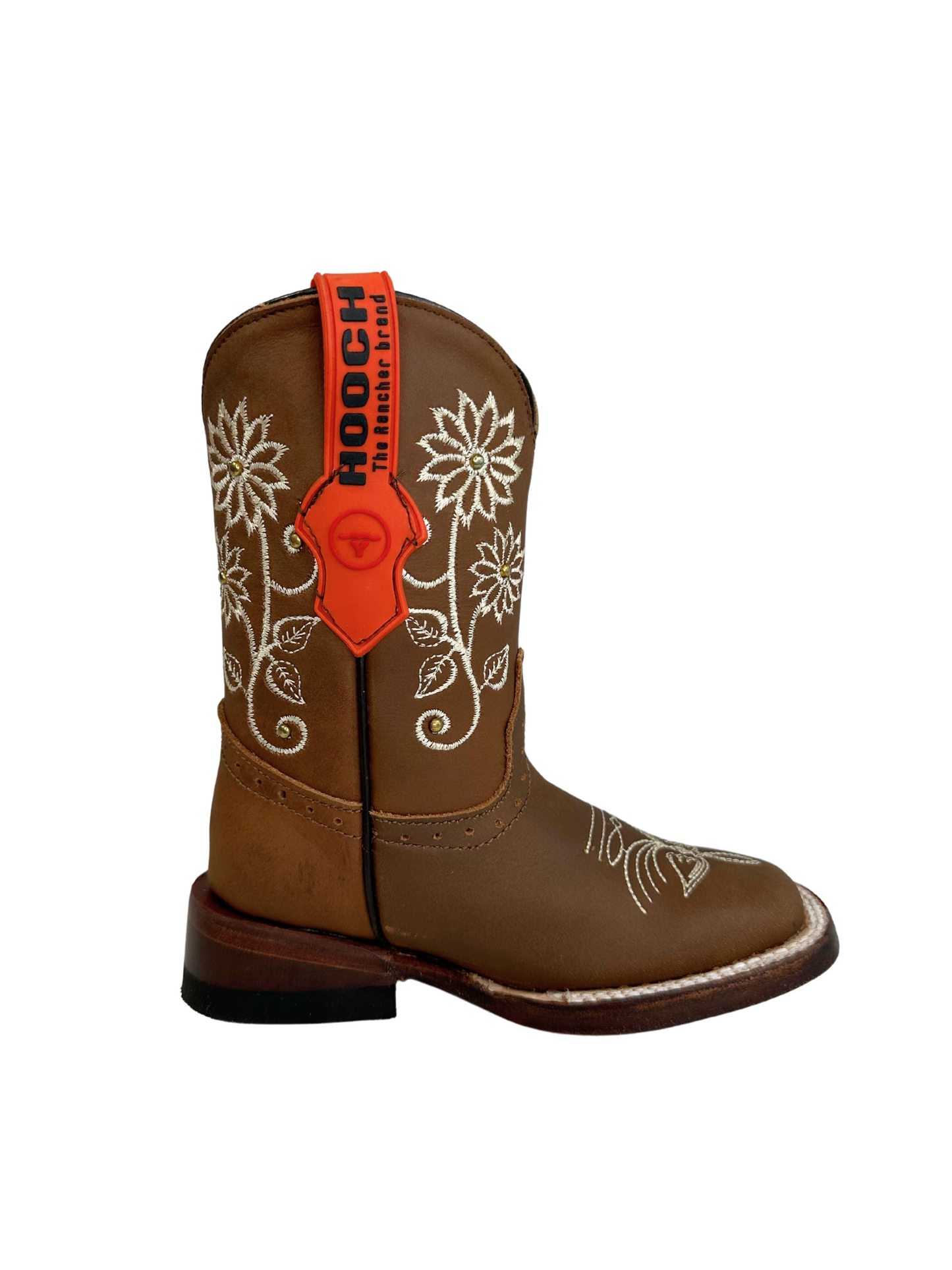 Hooch Girl's Tan Floral Beaded Boot