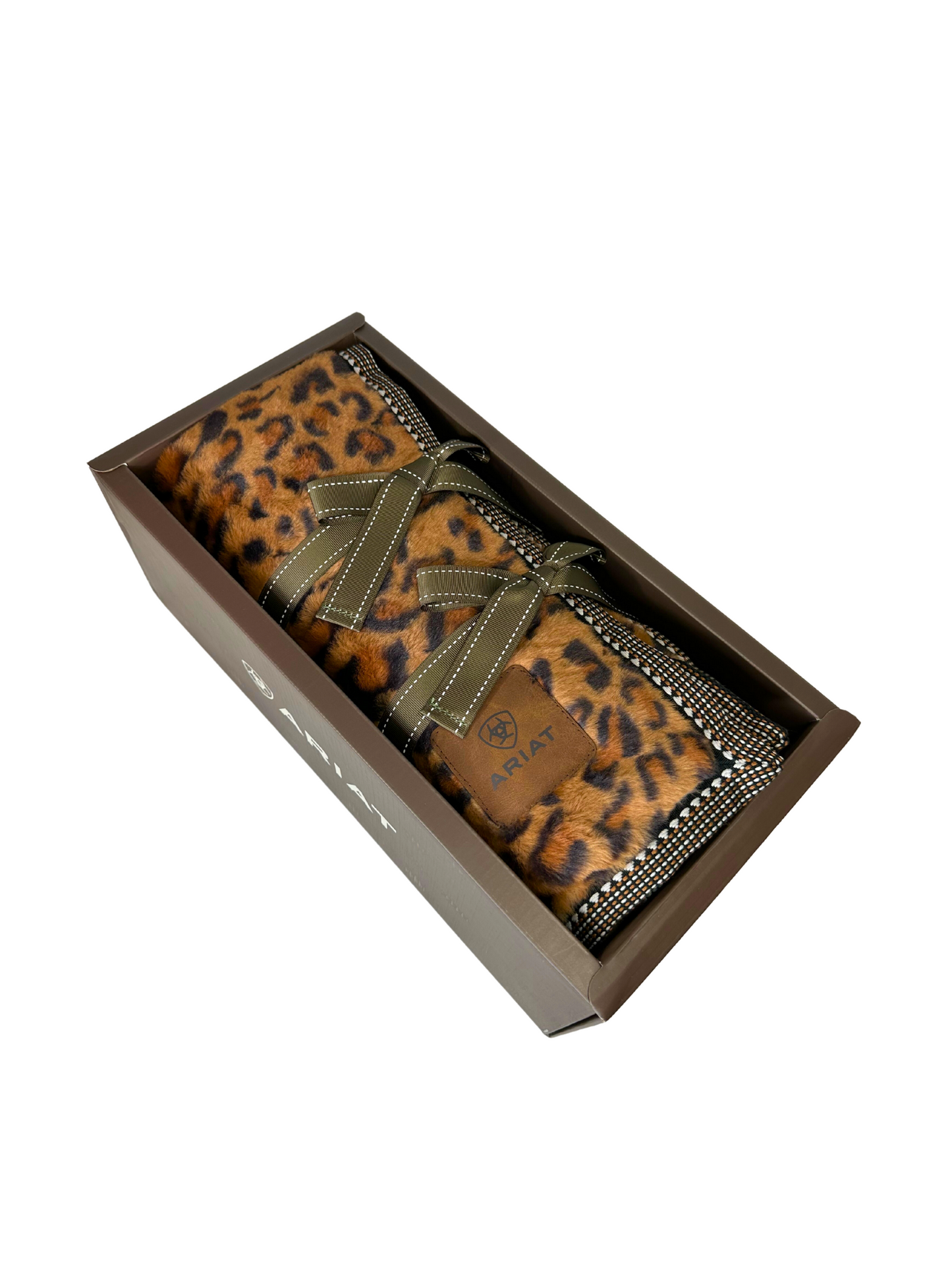 Ariat Leopard Snuggle Blanket