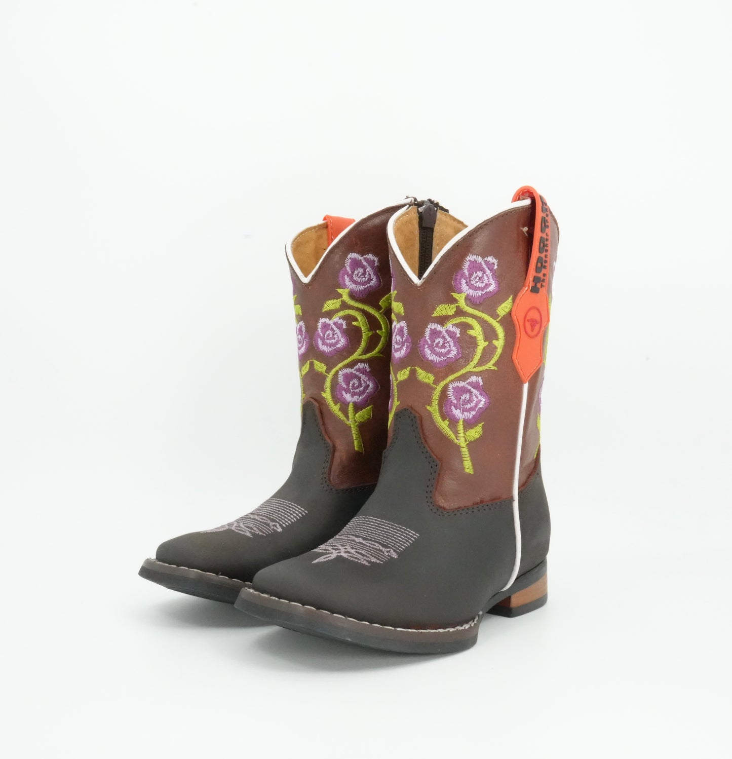 Hooch Girl's Purple Floral Boot