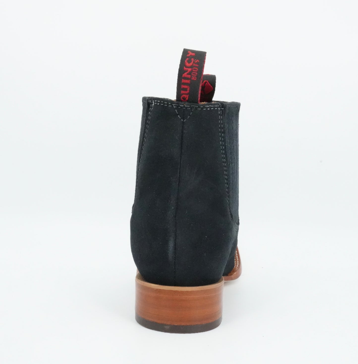 Quincy Kid's Suede Blue Jeans Short Boot