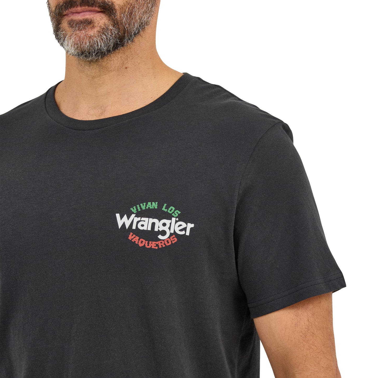 Wrangler Men's Black Mexico Horseshoe Graphic T-Shirt