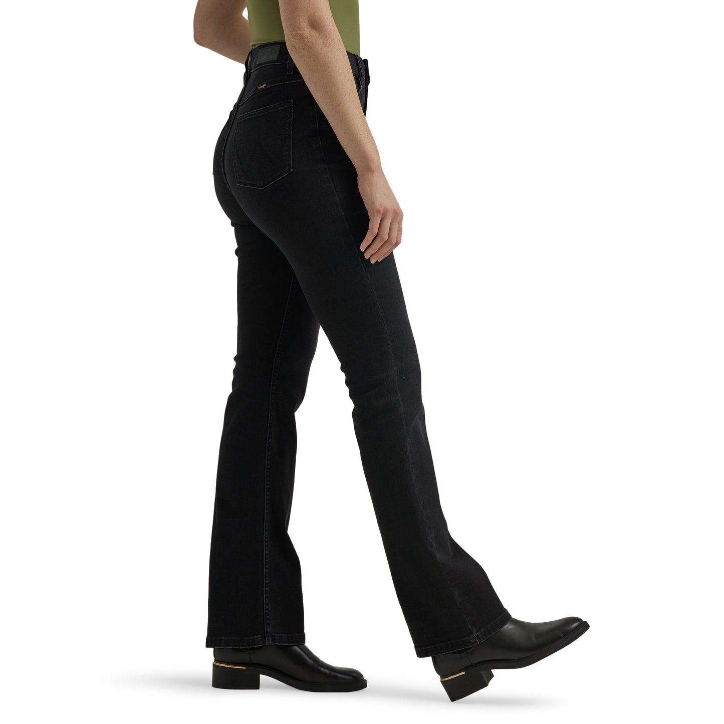 Wrangler Women's High Rise Bold Bootcut Jean - Black