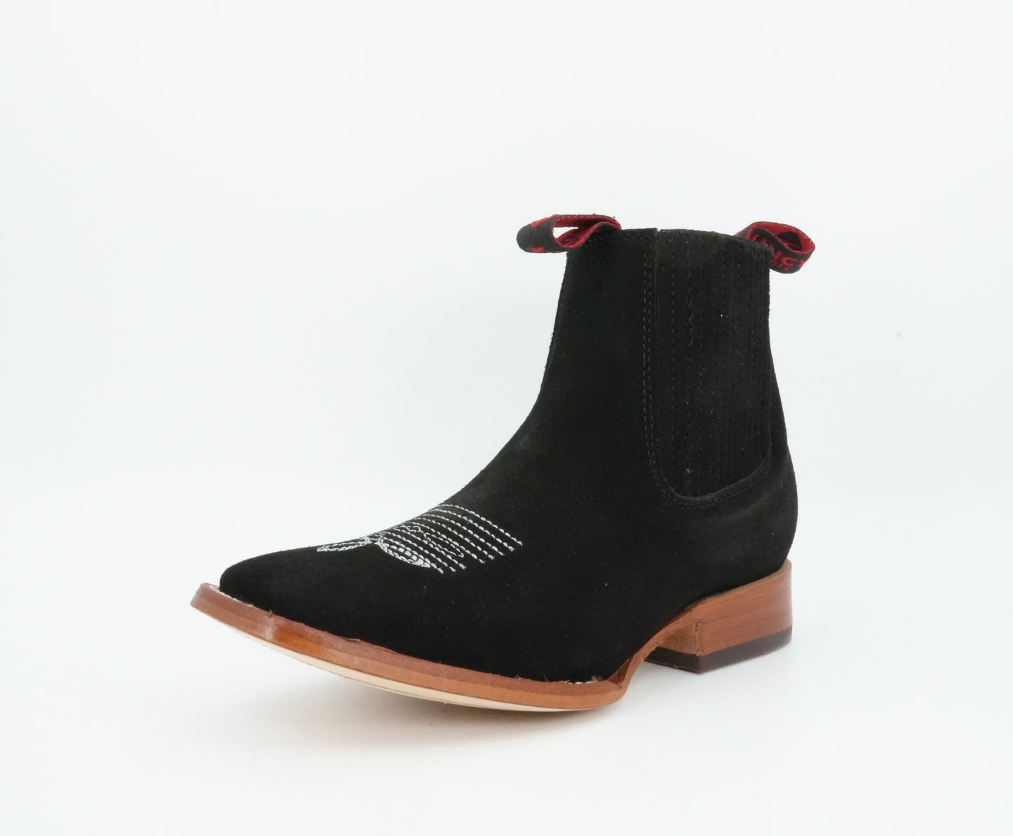 Quincy Kid's Suede Black Short Boot