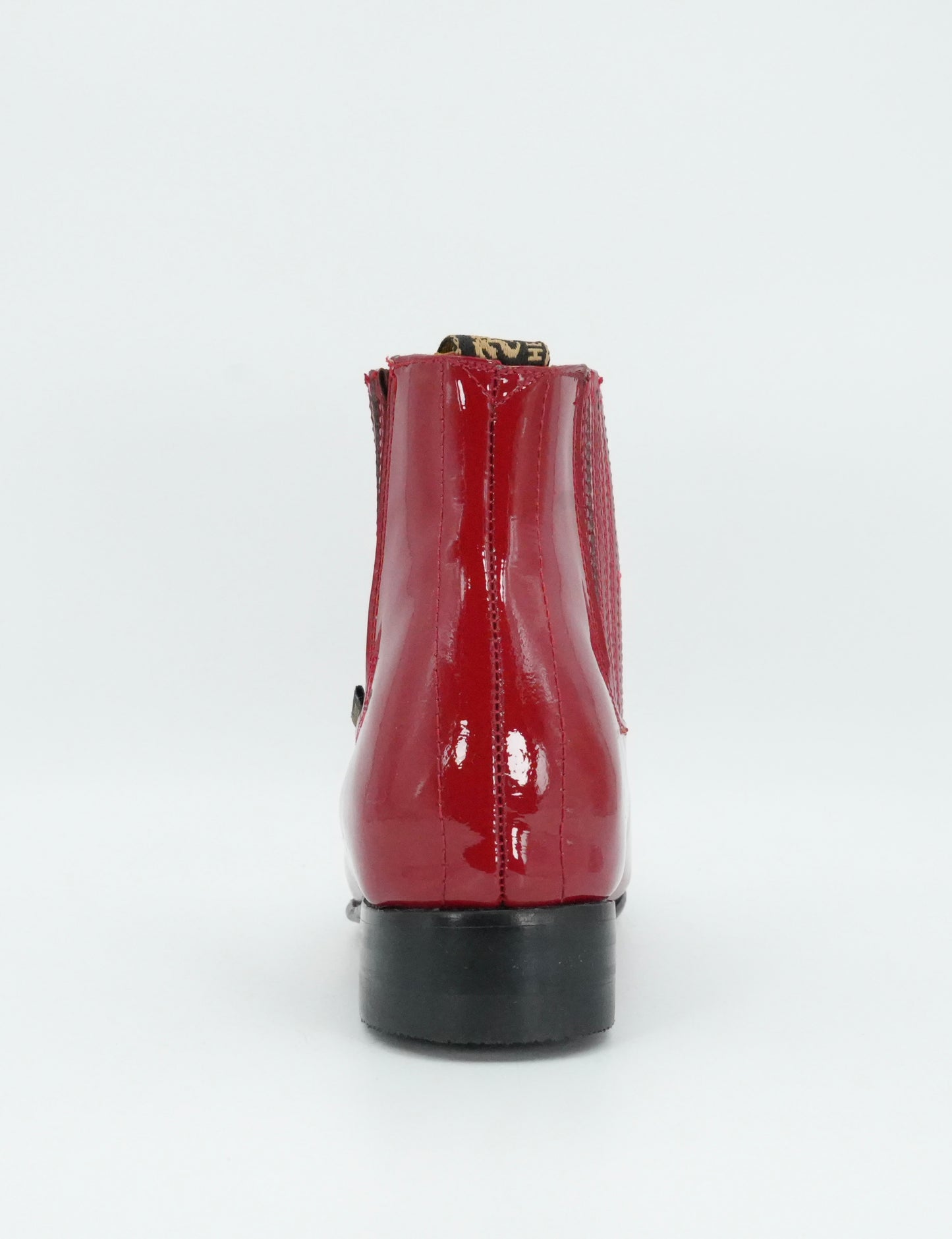 Falcon Kid's Charol Red Charro Short Boot