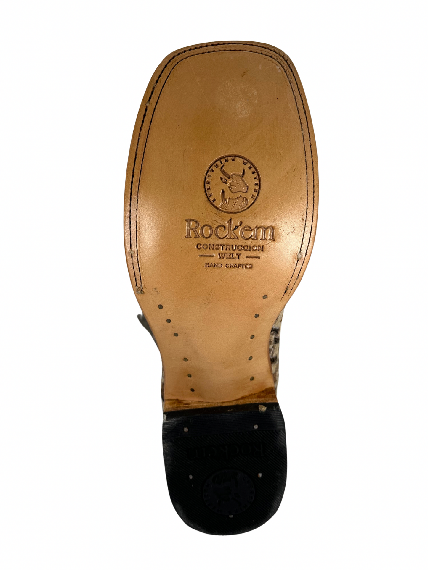 Rock'em Men's Petatillo Cow Hair Boots Size 9.5 *AS SEEN ON IMAGE*