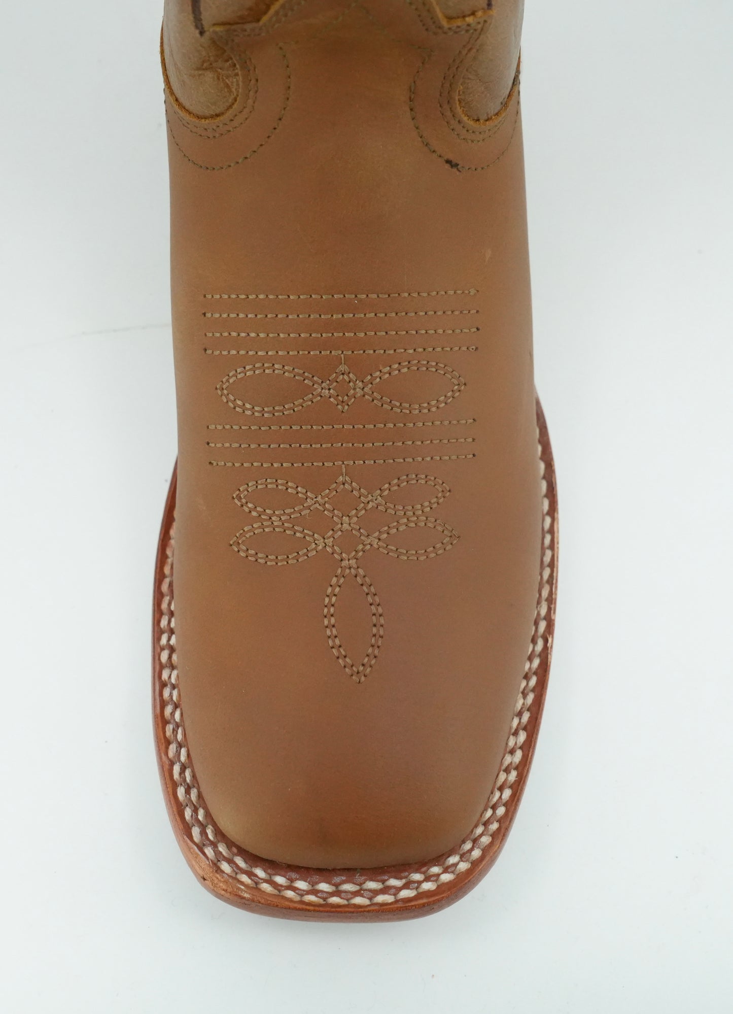 Quincy Women's Genuine Leather Tang Wide Square Toe Boot