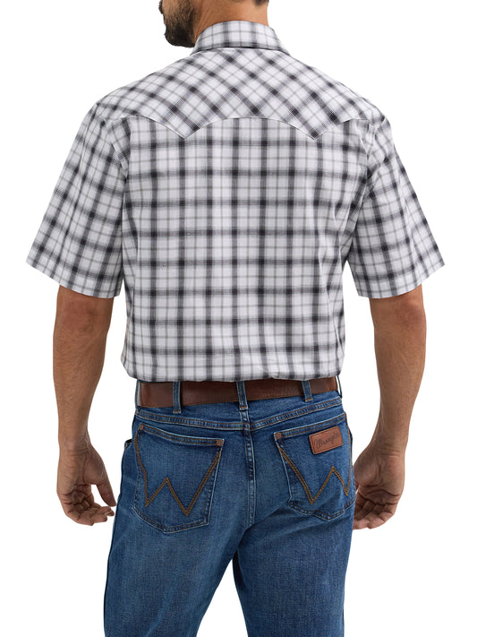 Wrangler Orca Short Sleeve Western Snap Shirt