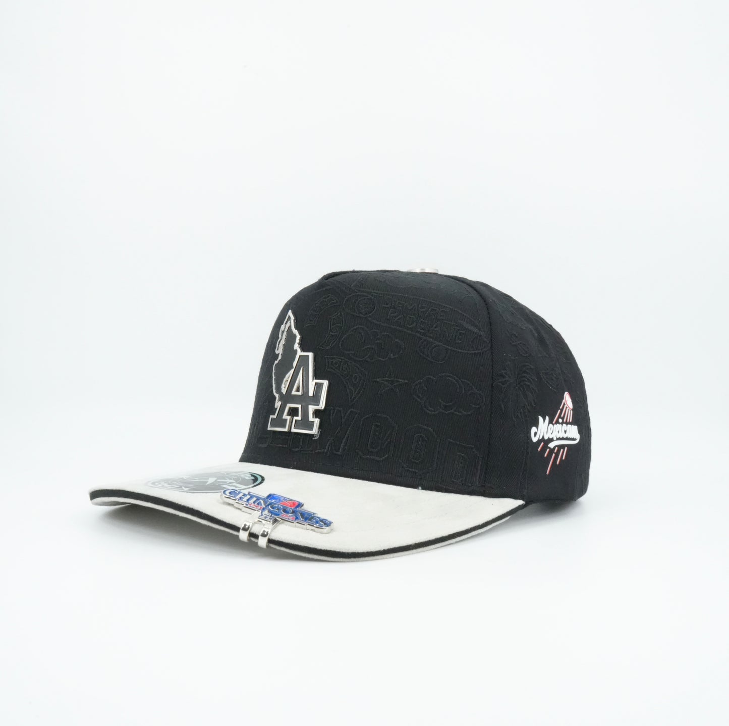 XCap LA X Mexicans Graphic Design Baseball Cap Black