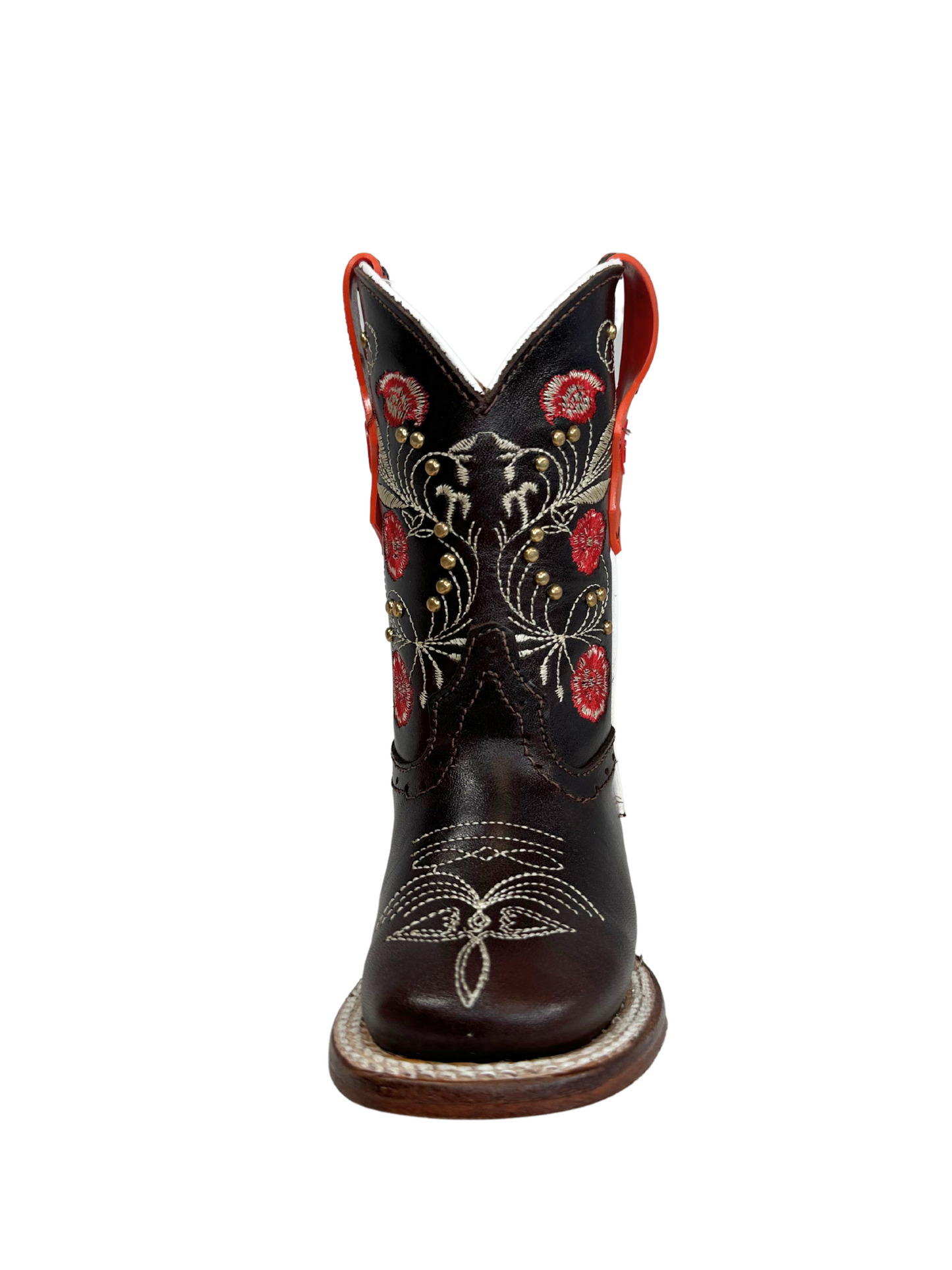 Hooch Girl's Brown Floral Beaded Boot