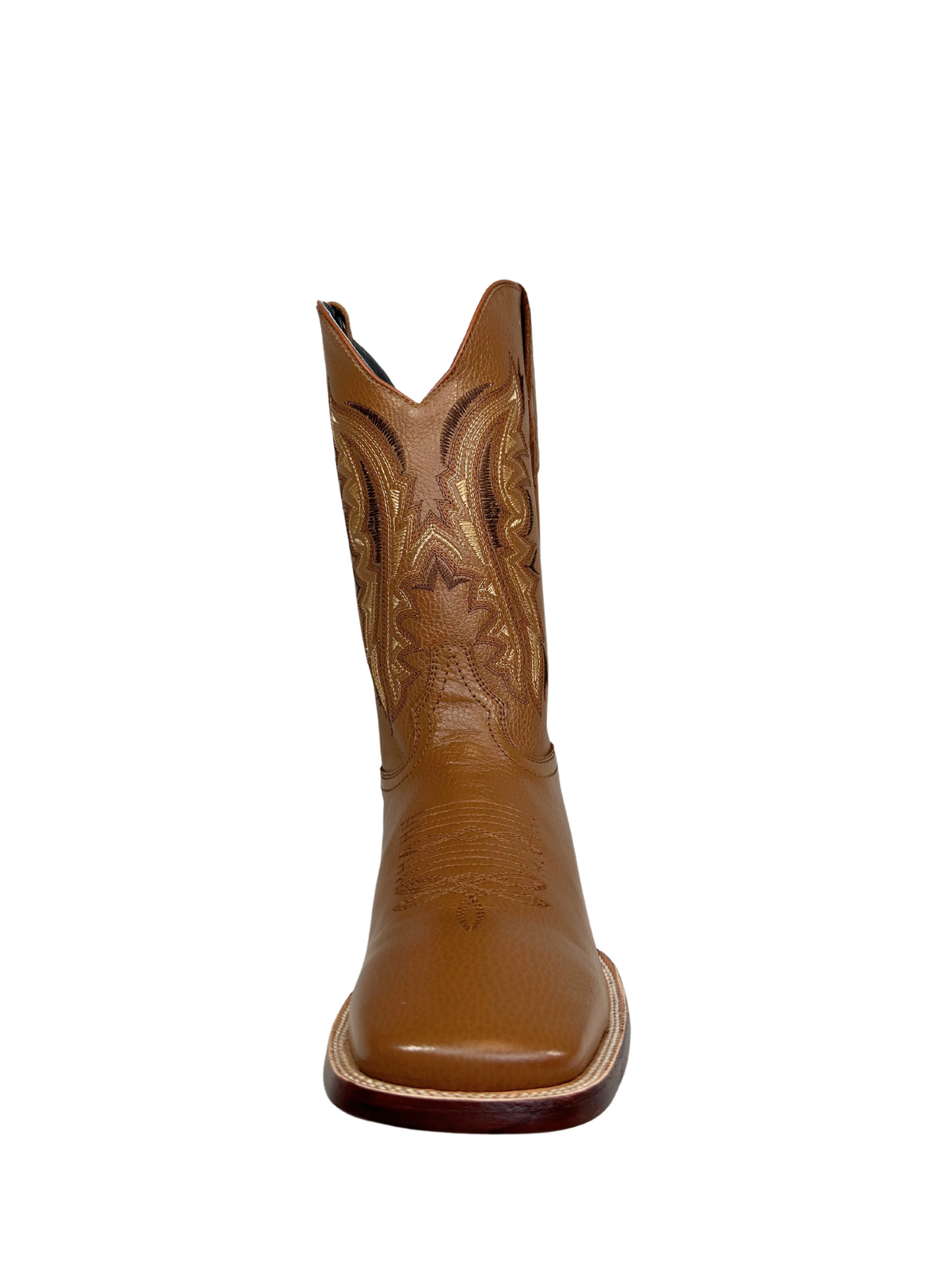 Los Angeles Honey Leather Square Toe Boot