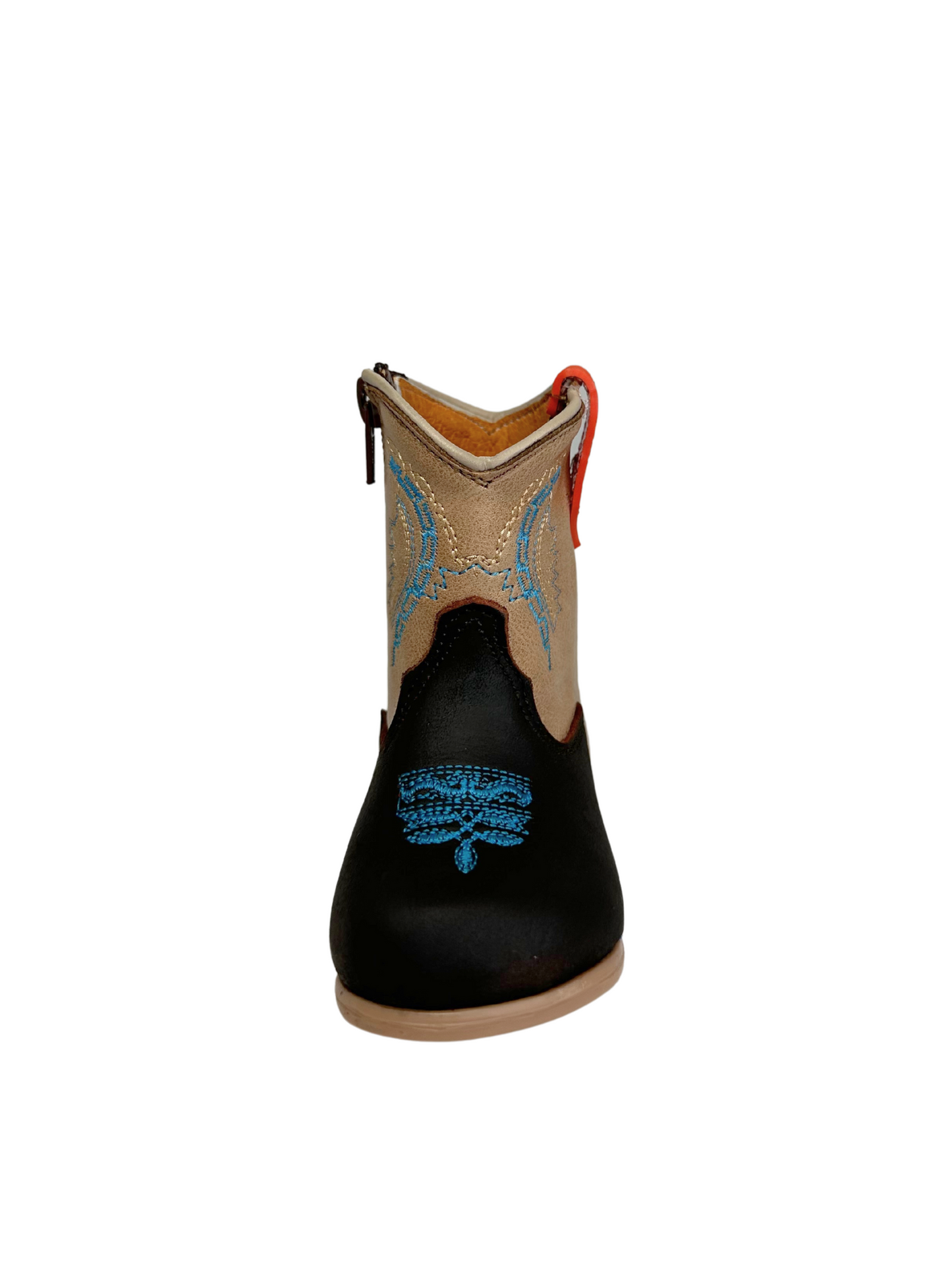 Hooch Toddler's Brown & Blue Stitched Boot