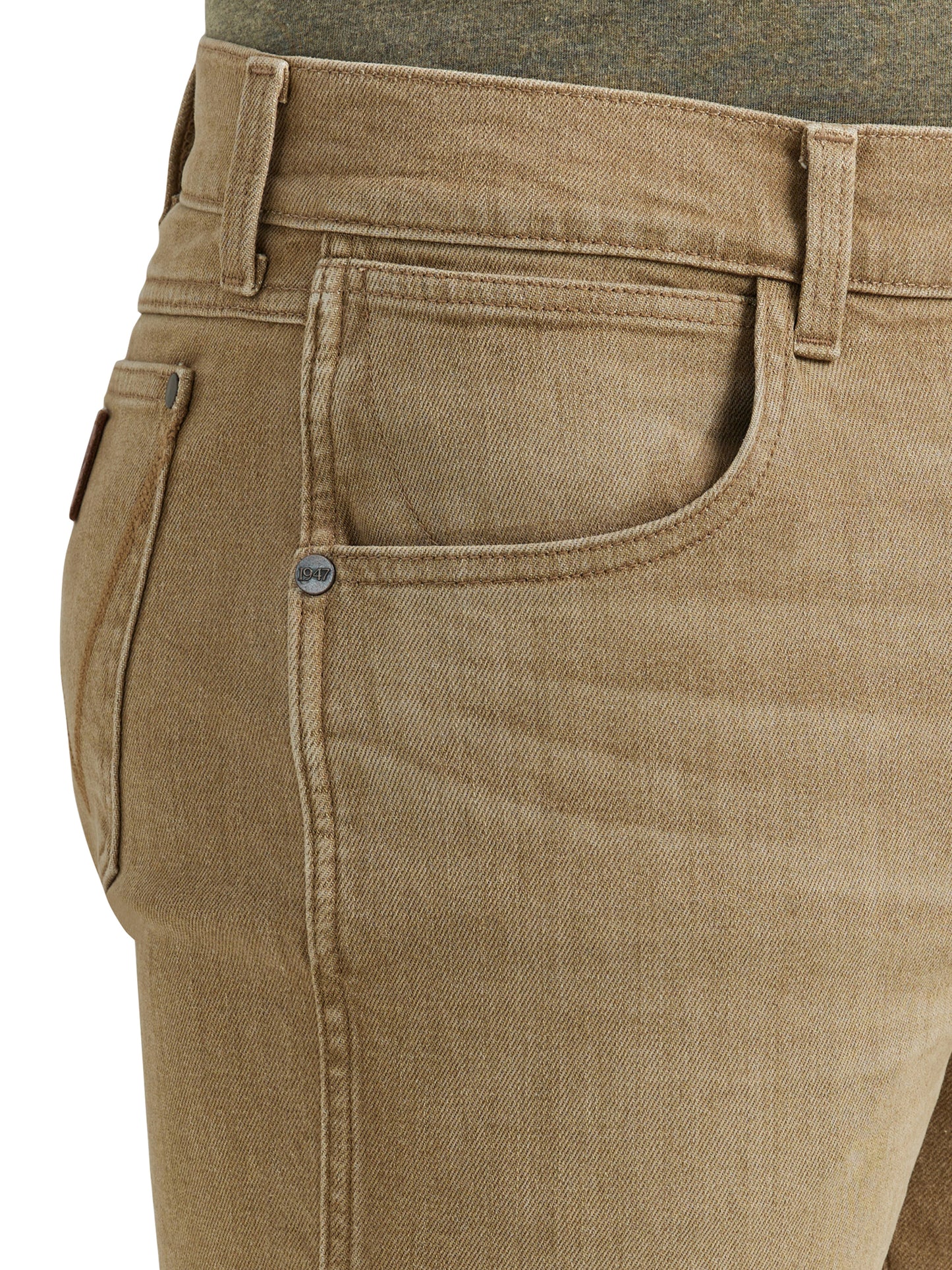 Wrangler Retro Tan Slim Straight Jean