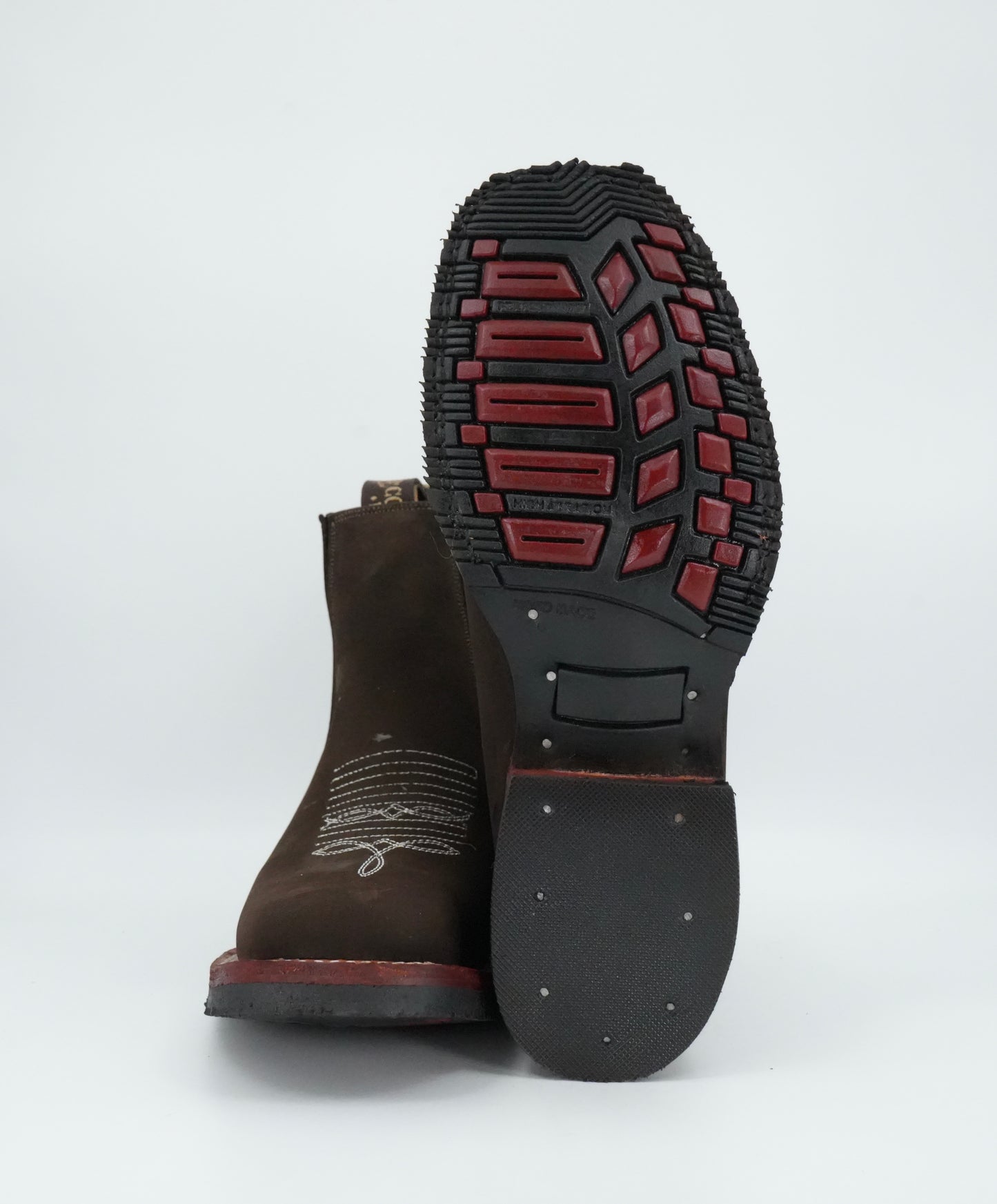 La Sierra Men’s Nobuck Leather Light Chocolate Short Boot