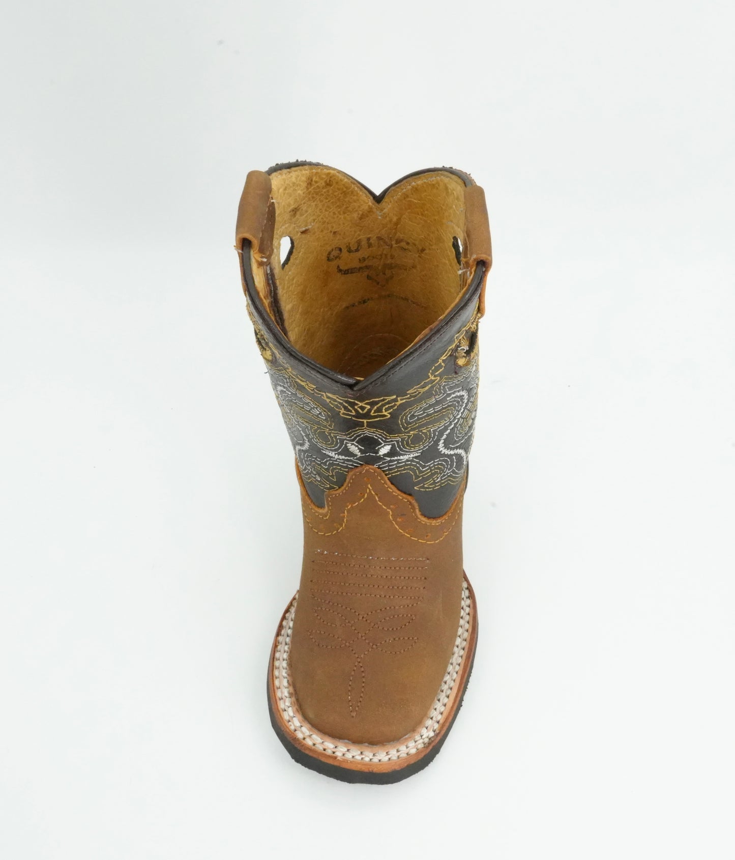 Quincy Kid's Crazy Tang Square Toe Boot