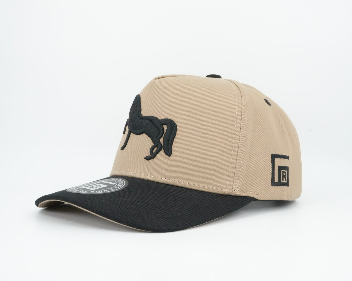 Gente De Rancho Caballo Frison Khaki and Black Cap
