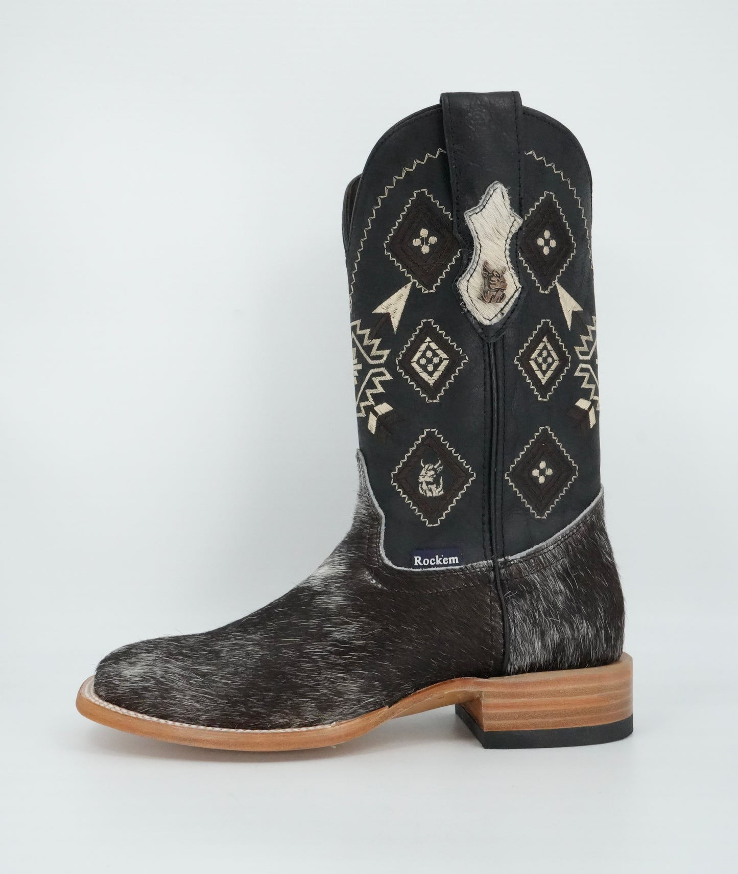 Rock'em Men's Cow Hair Boots Size 7.5 *AS SEEN ON IMAGE*