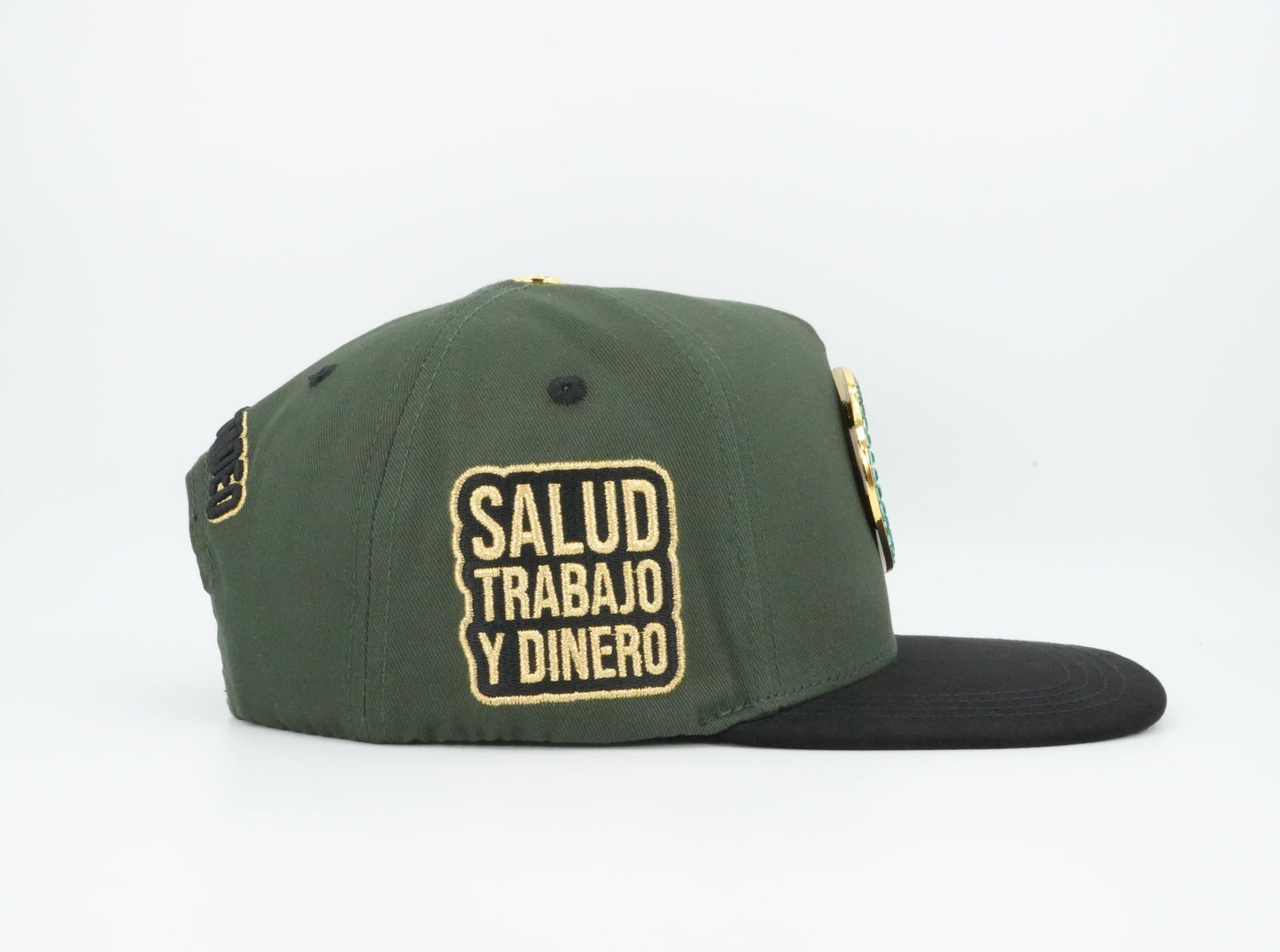 LA Office Hats San Juditas Green And Black Cap