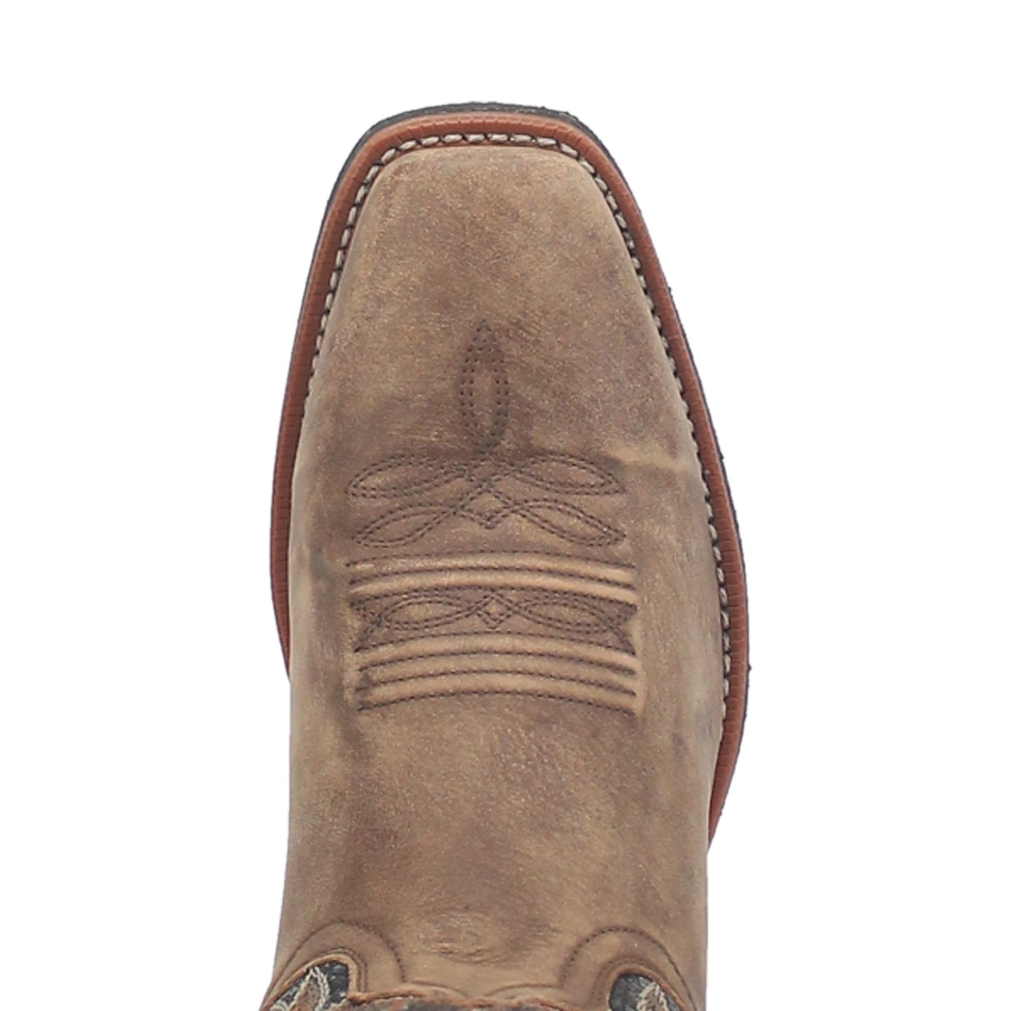 Laredo Men’s Tan Crazy Leather Rubber Sole Boot