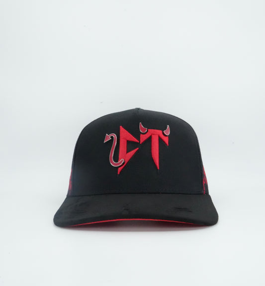 Bigg Boss Flame Red CT Black Cap
