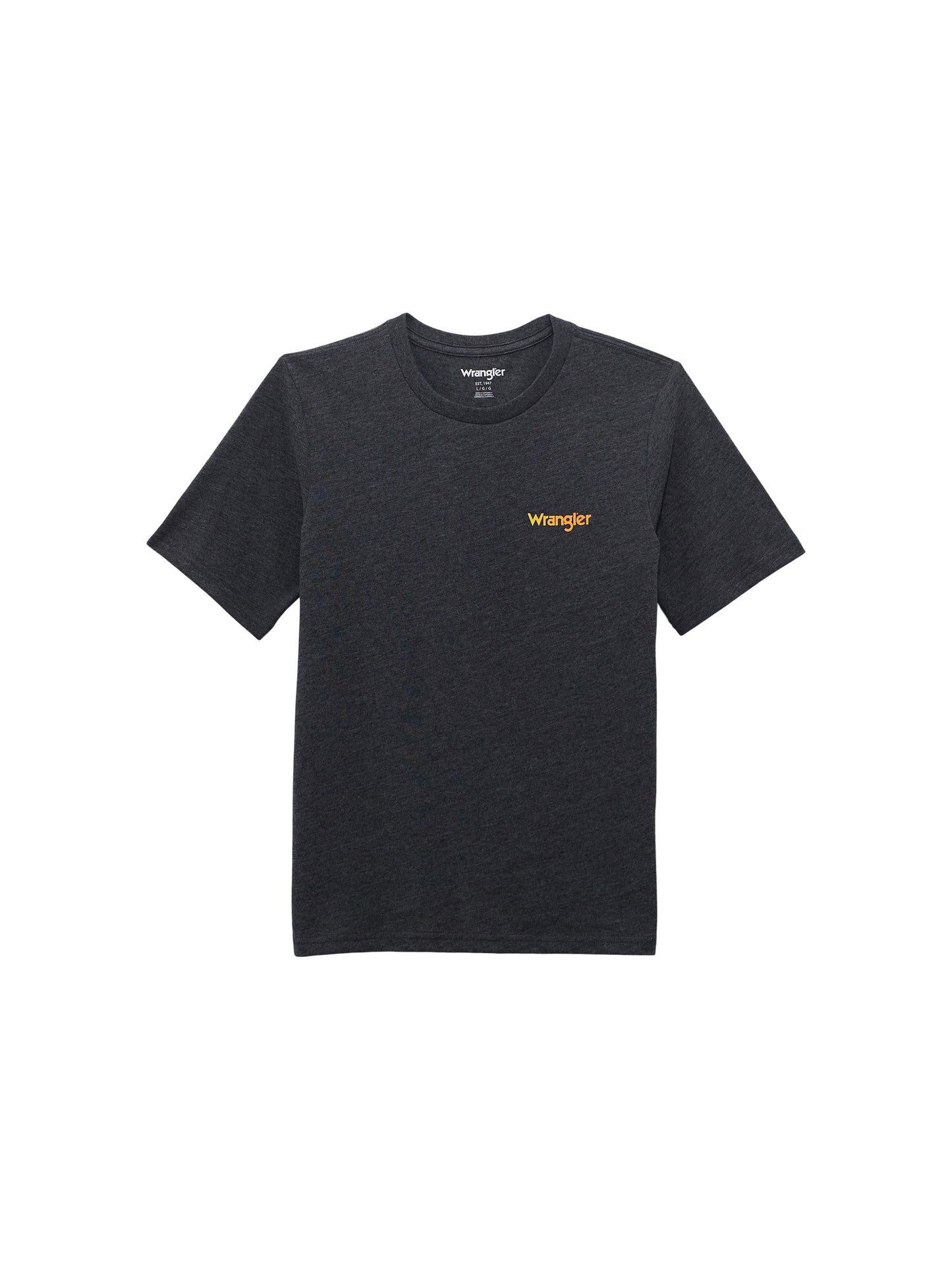 Wrangler Boy's Bull Rider Short Sleeve T-Shirt - Washed Black