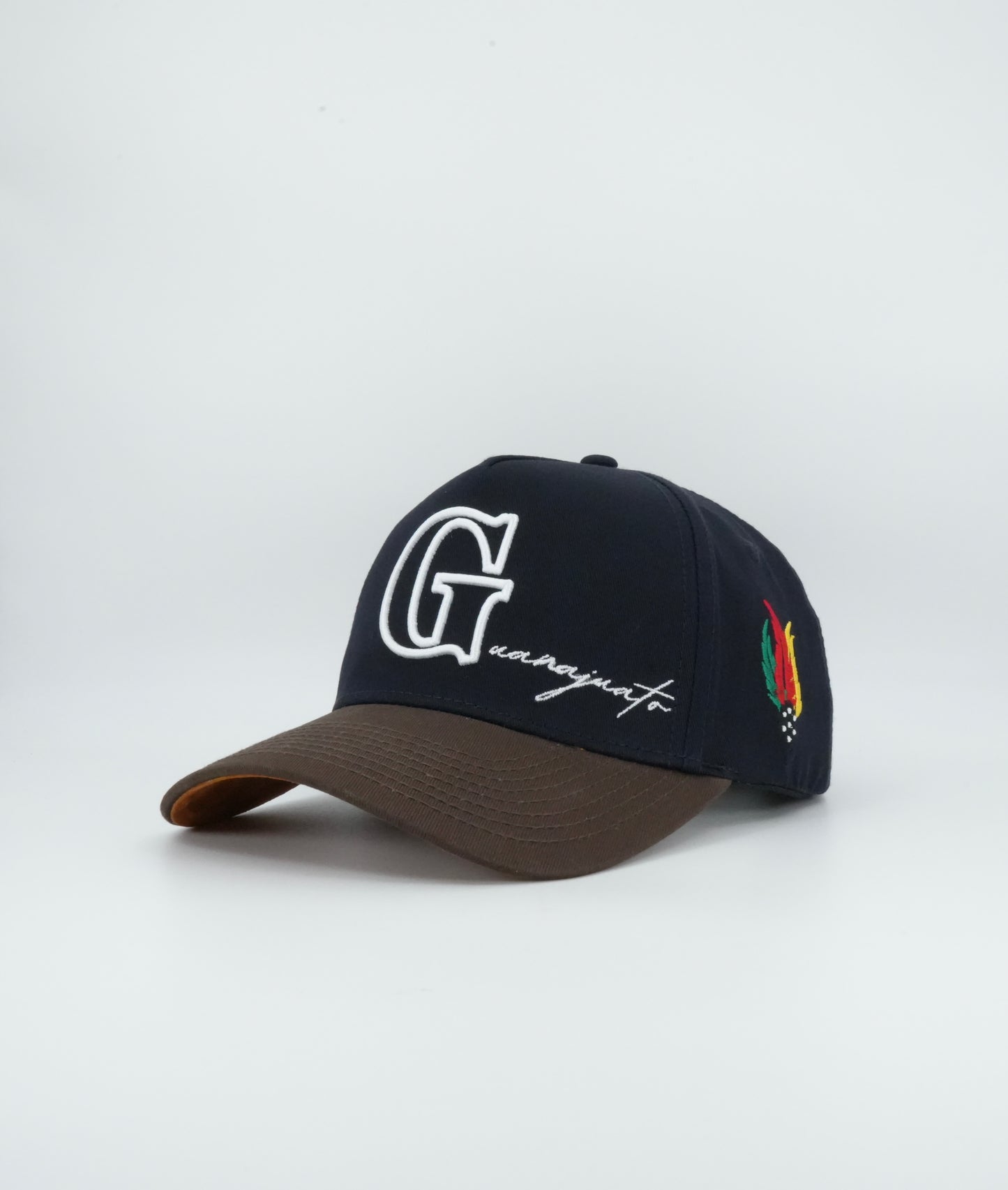 45 Letter Trucker Cap Navy-Chocolate