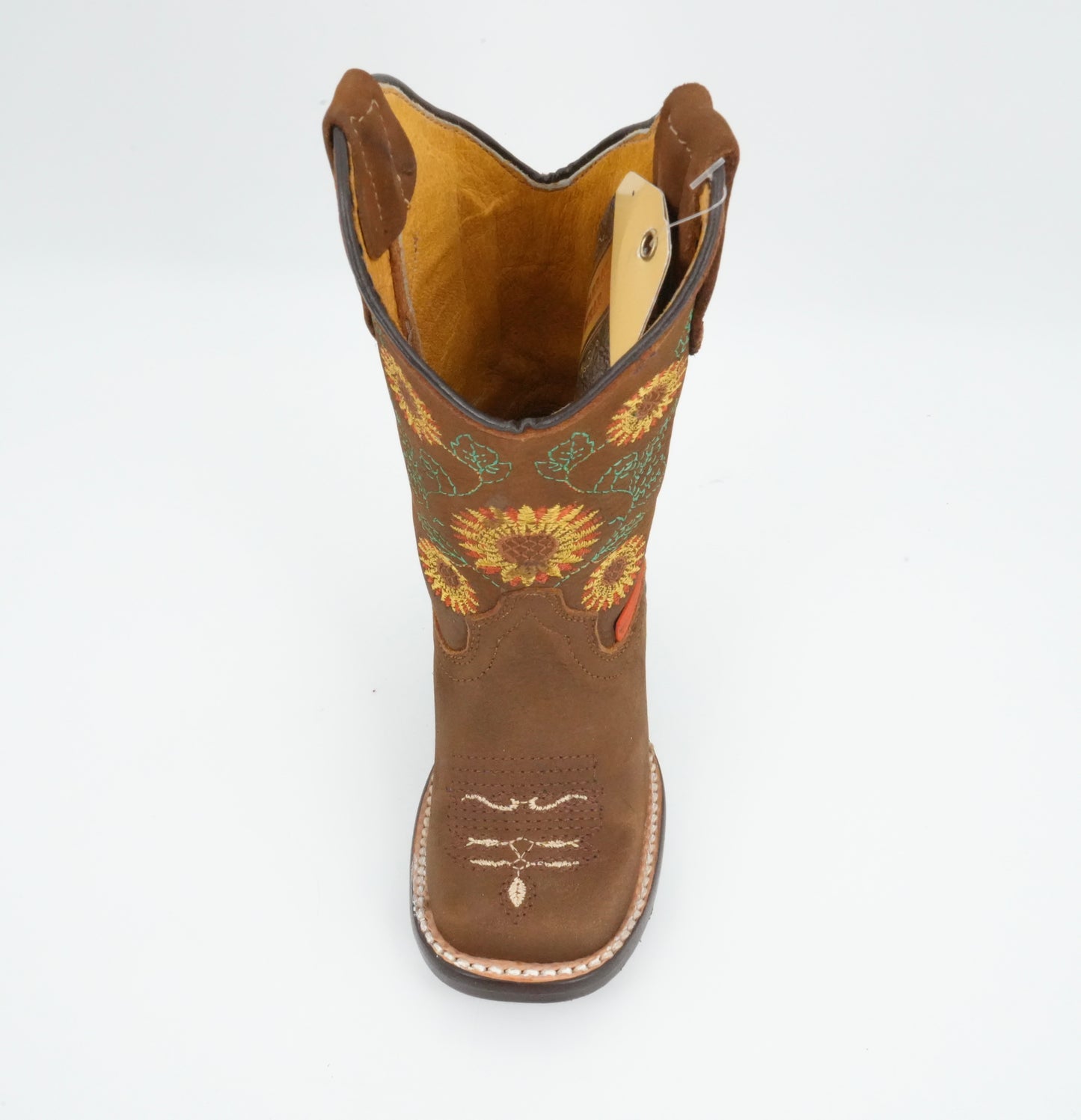 Chaparral Kid’s Nobuck Sunflowers Light Brown Boot