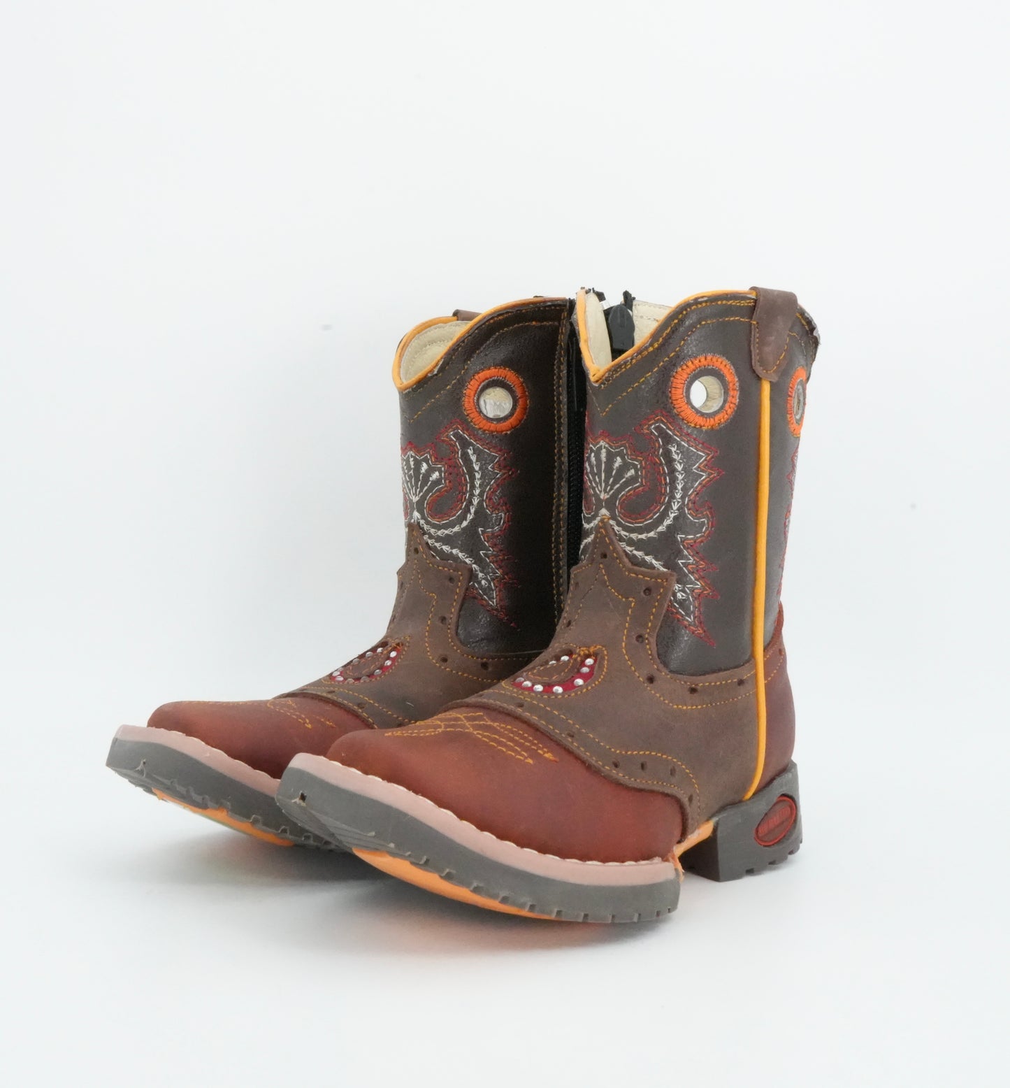 El General Boy's Crazy Horseshoe Brown/Shedron Boot