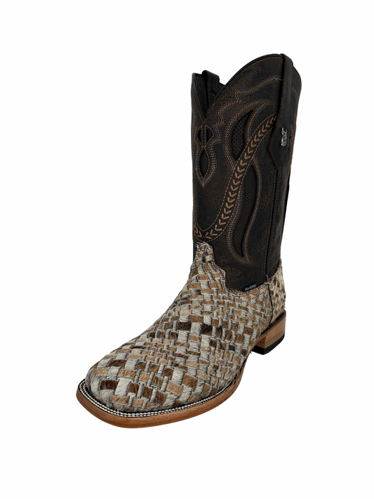 Rock'em Men's Petatillo Cow Hair Boots Size 10 *AS SEEN ON IMAGE*