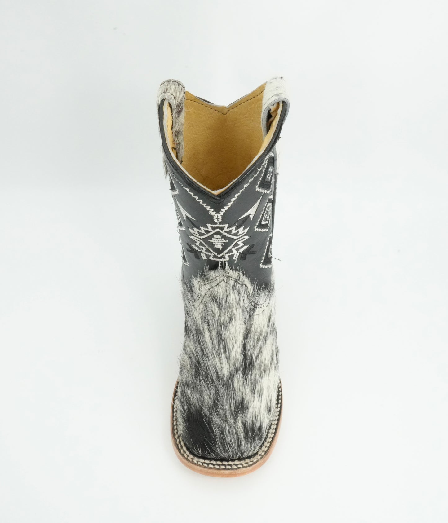 Rock'em Kid's Cow Hair Black/White Boots Size: 11 US / 18 MEX *AS SEEN ON IMAGE*