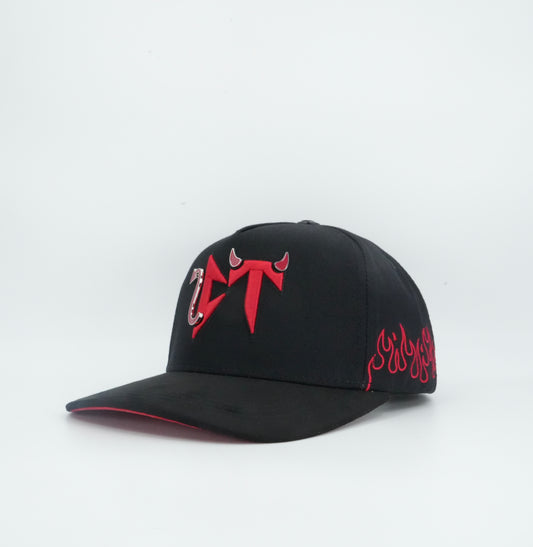 Bigg Boss Flame Red CT Black Cap