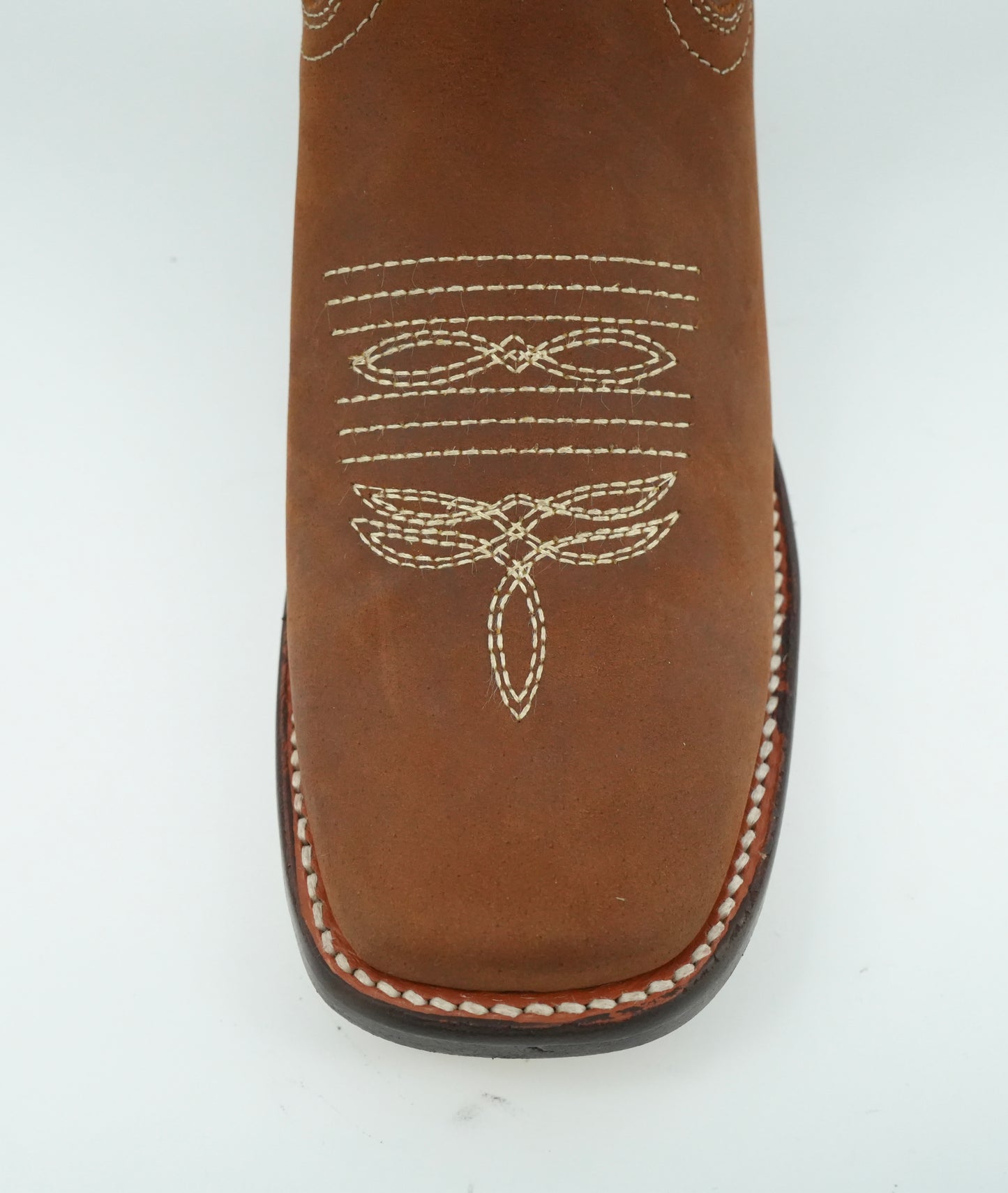 La Sierra Women's Tang Embroidered Horseshoes Square Toe Boot