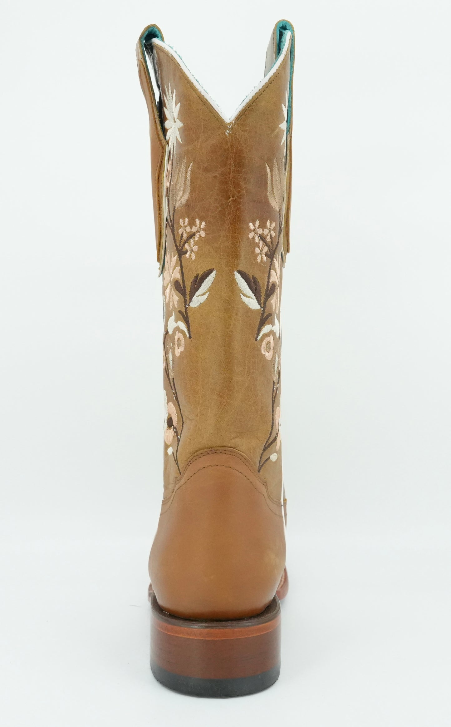 Quincy Women's Genuine Leather Tang Wide Square Toe Boot