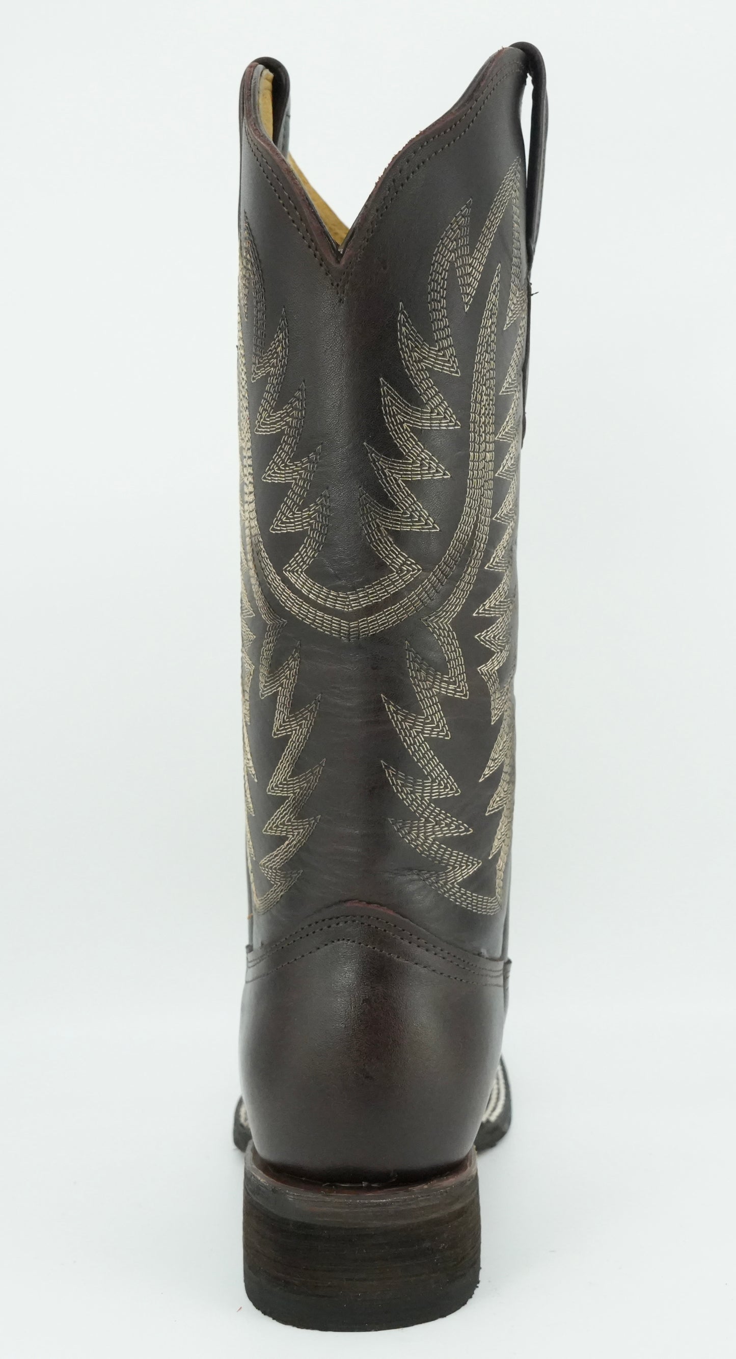 Quincy Women's Grasso Chocolate Wide Square Toe Boot
