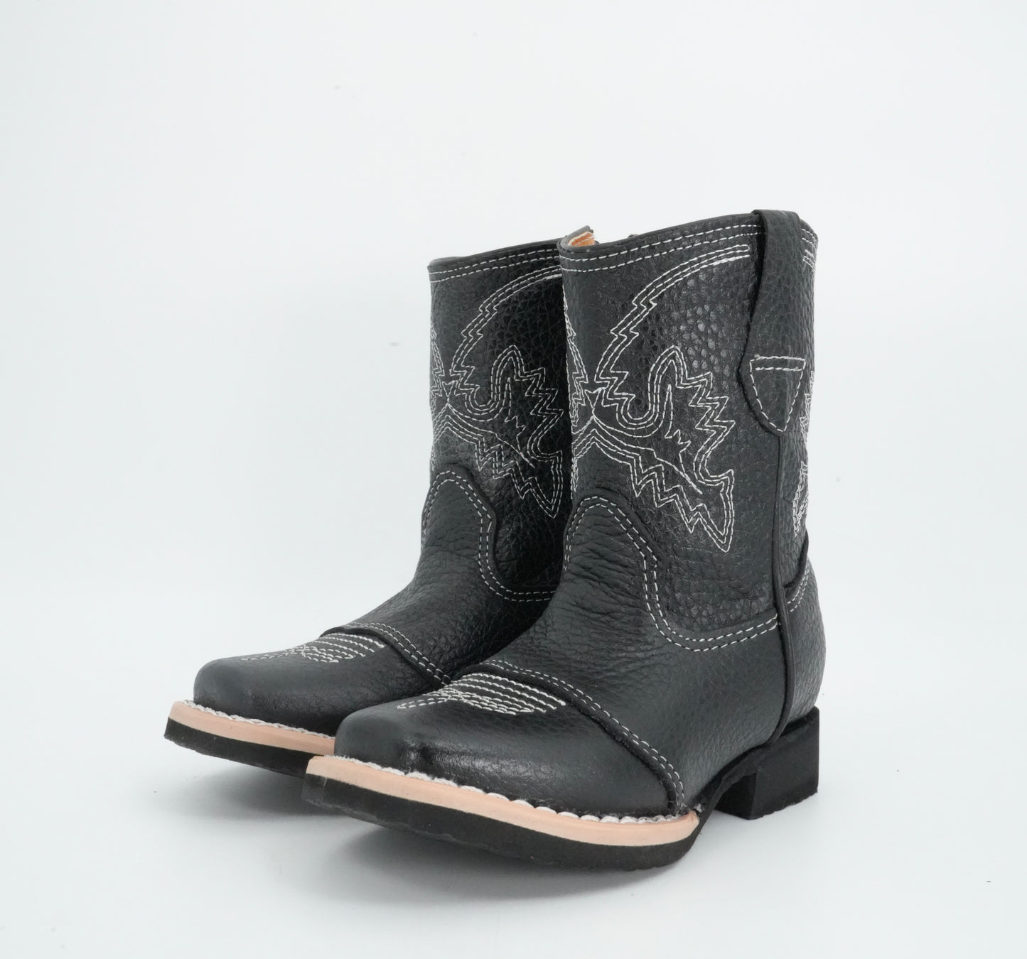 La Carreta Kid's Leather Black Boot