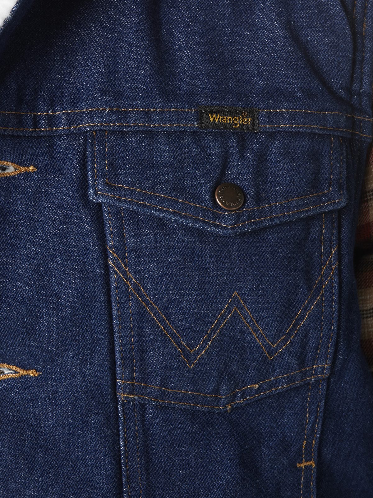 Chaleco vaquero con forro de sherpa de Wrangler
