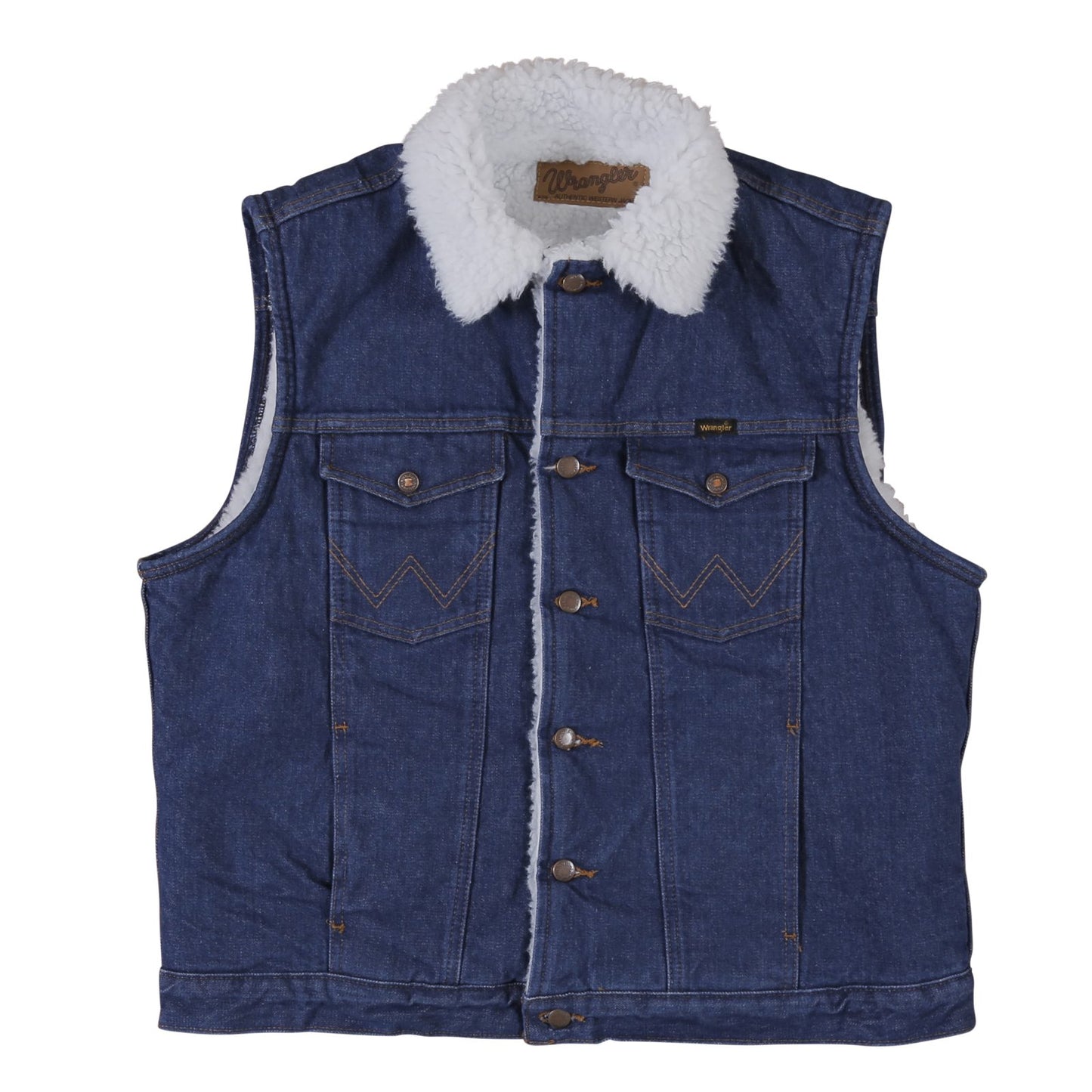 Chaleco vaquero con forro de sherpa de Wrangler