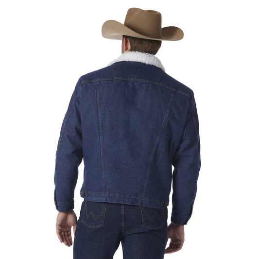 Wrangler Western Sherpa Lined Denim Jacket