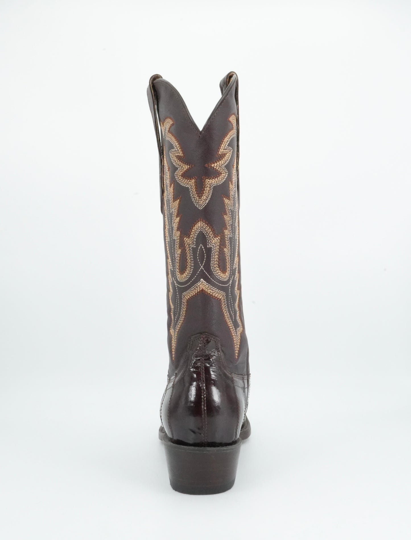 Los Altos Women's Eel Brown Snip Toe Boot