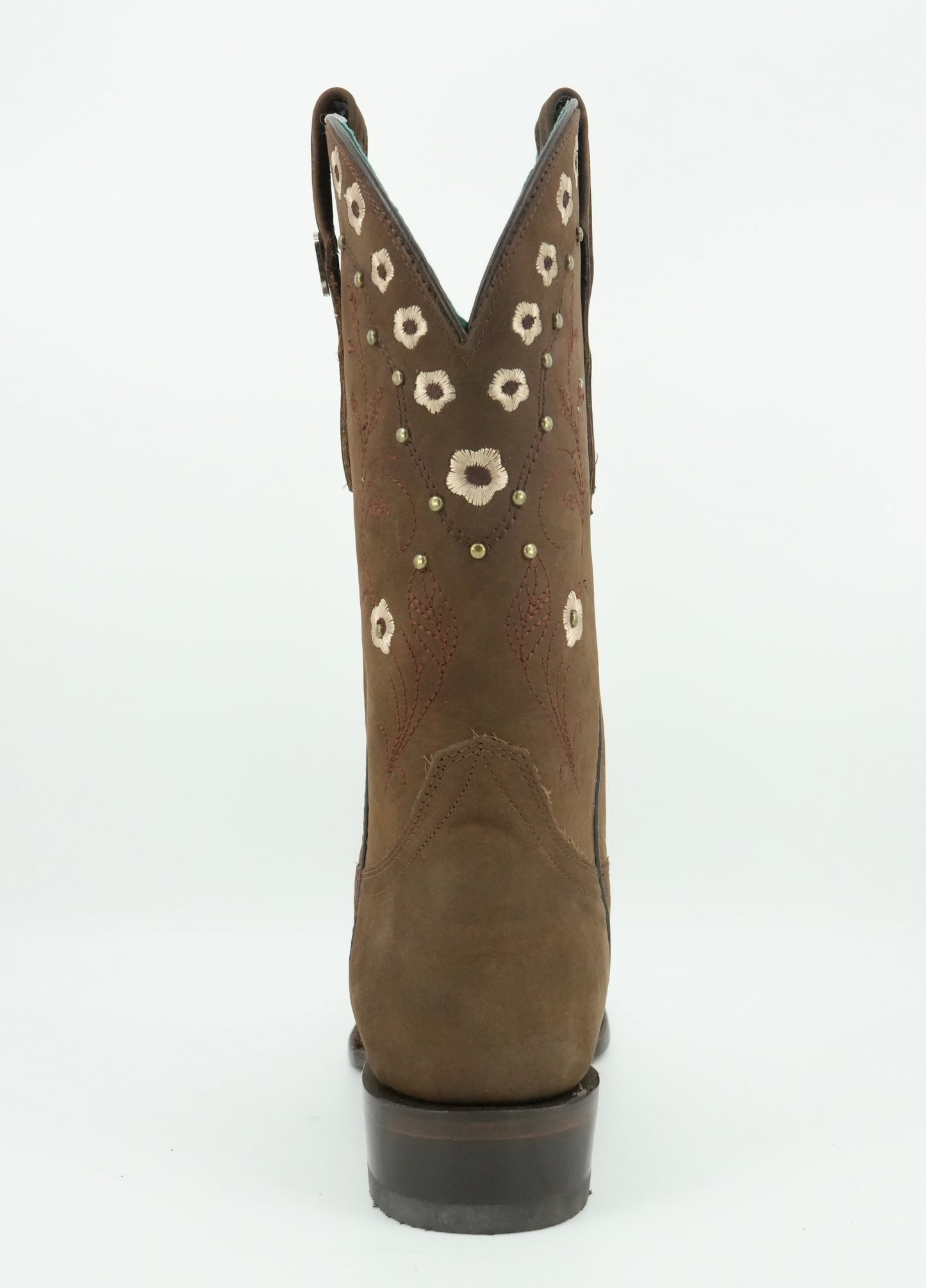 Montero Boots Women’s Camel Nobuck Wide Square Toe Boot