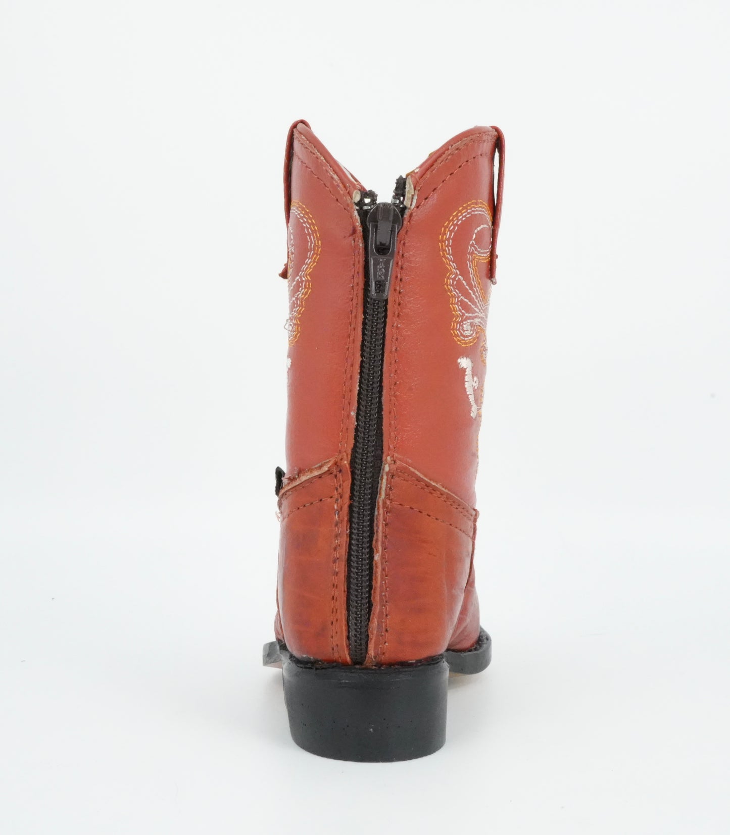 Alamos Toddler Cognac Imitation Caiman Tail Boot