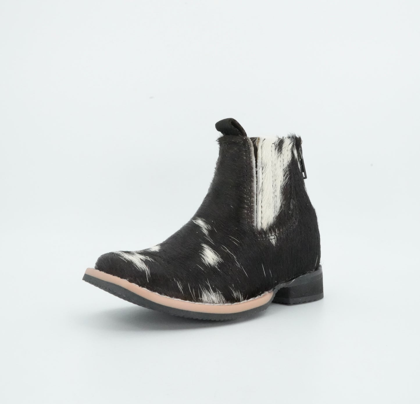 Padua Toddler Cow Hair Black/White Short Boot Size: 7C *AS SEEN ON IMAGE*
