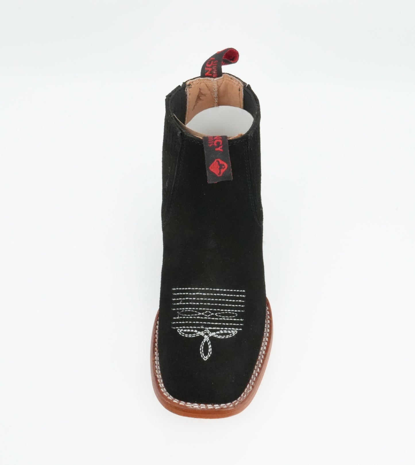Quincy Kid's Suede Black Short Boot
