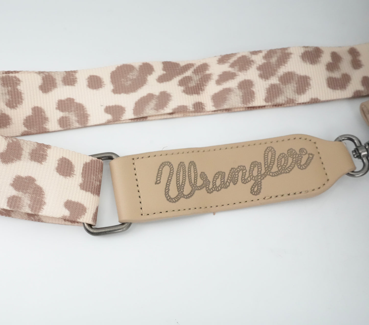 Wrangler Leopard Print Concealed Carry Tote/Crossbody - Tan